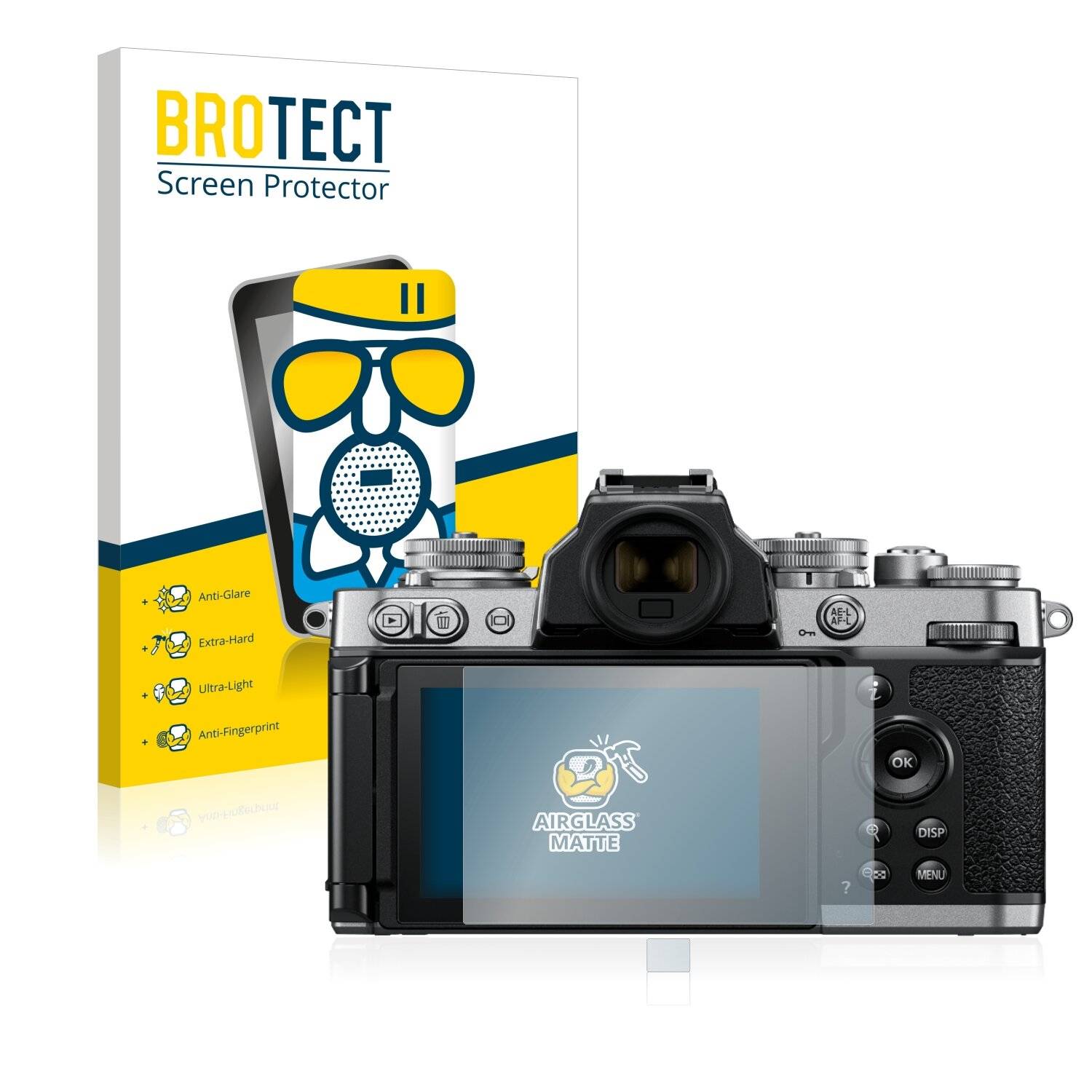 BROTECT AirGlass Matte Schutzglas Folie für Nikon Z