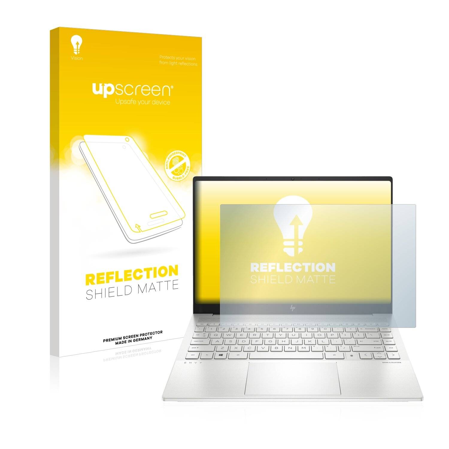 upscreen Reflection Shield Matte Premium Displayschutzfolie für HP Envy