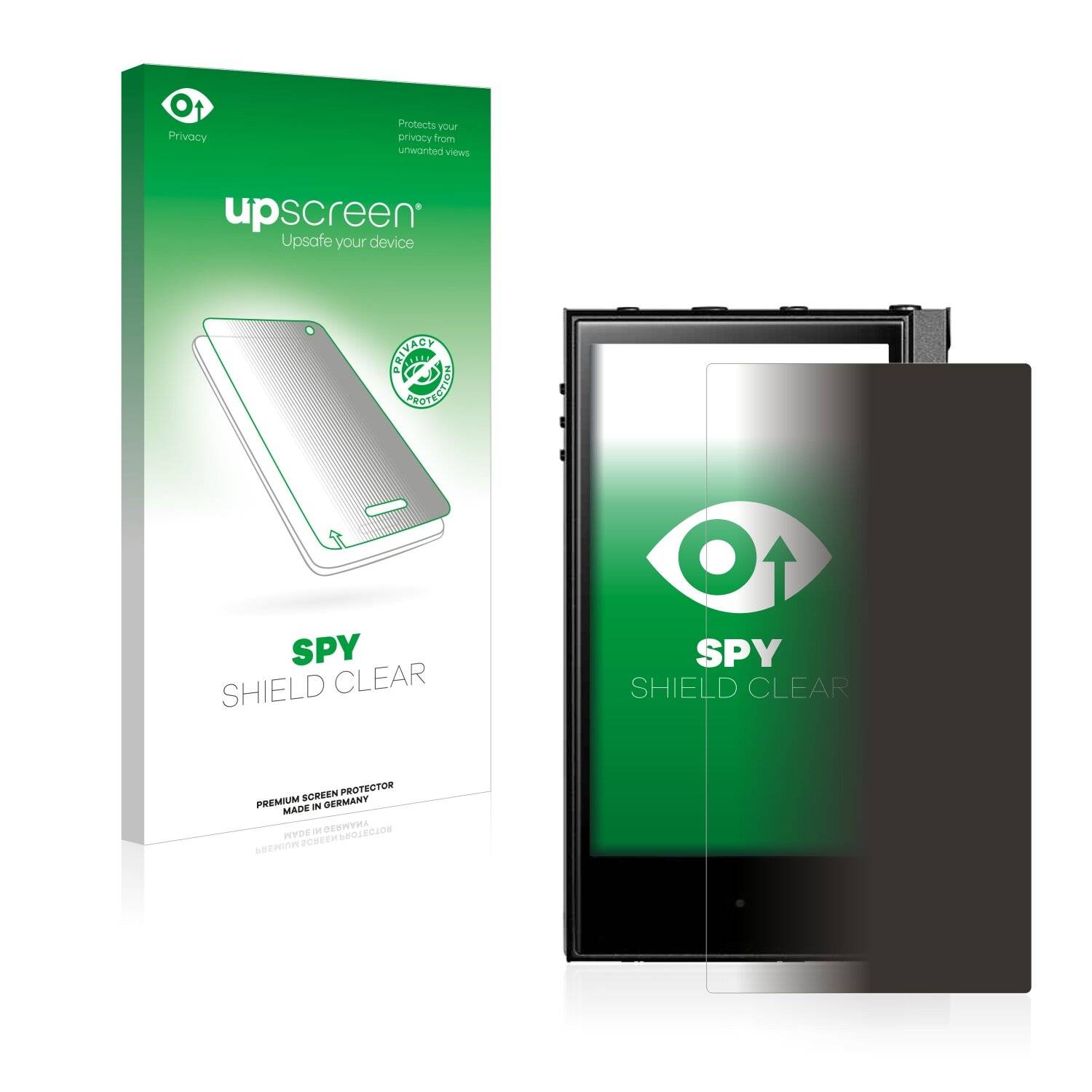 upscreen Spy Shield Clear Premium Blickschutzfolie für Astell&Kern Kann