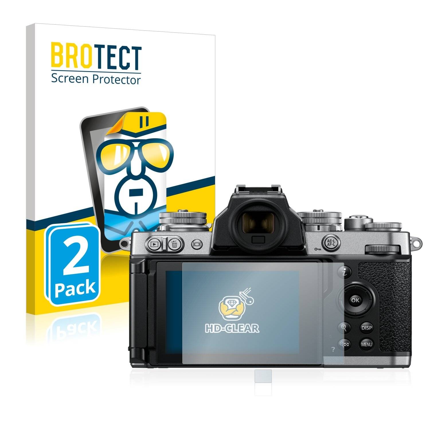 2x BROTECT HD-Clear Displayschutzfolie für Nikon Z