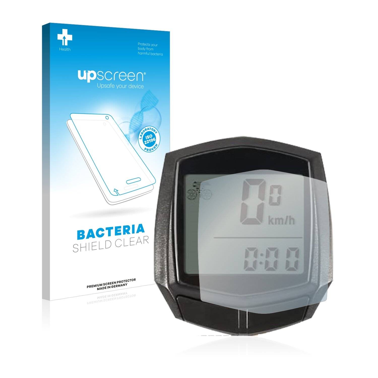 upscreen Bacteria Shield Clear Premium Antibakterielle Displayschutzfolie für CrazyFire Bike