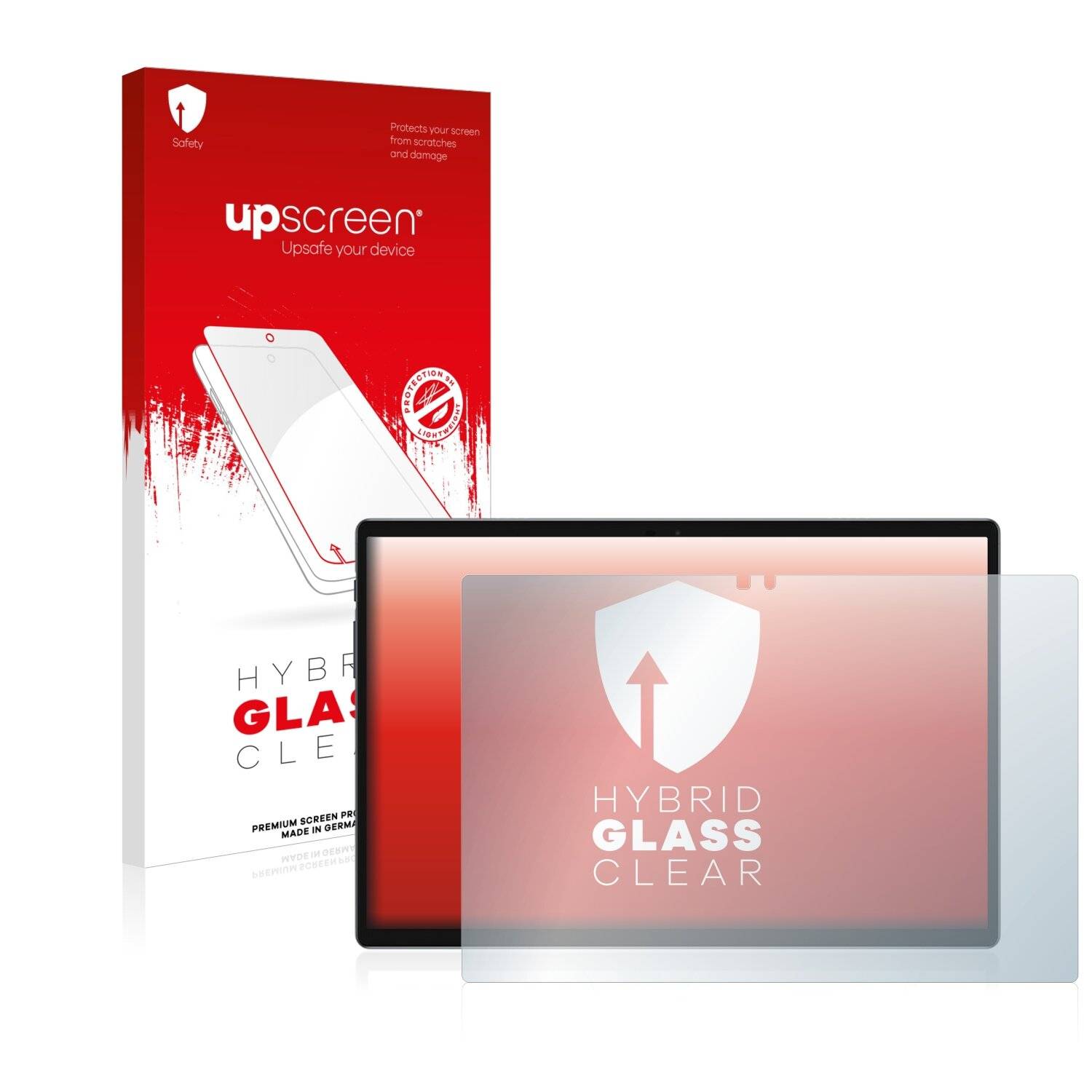 upscreen Hybrid Glass Clear Premium Schutzglas Folie für Teclast M40