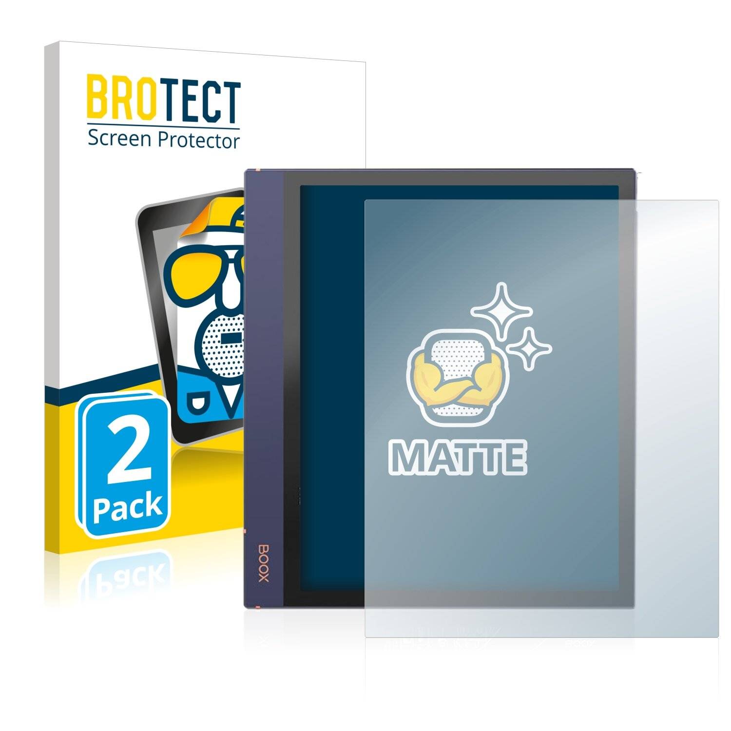 2x BROTECT Matte Displayschutzfolie für Onyx Boox Note Air 2 - Entspiegelt,
