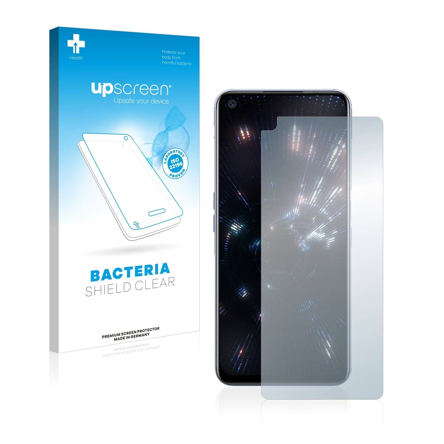 upscreen Bacteria Shield Clear Premium Antibakterielle Displayschutzfolie für Realme Narzo