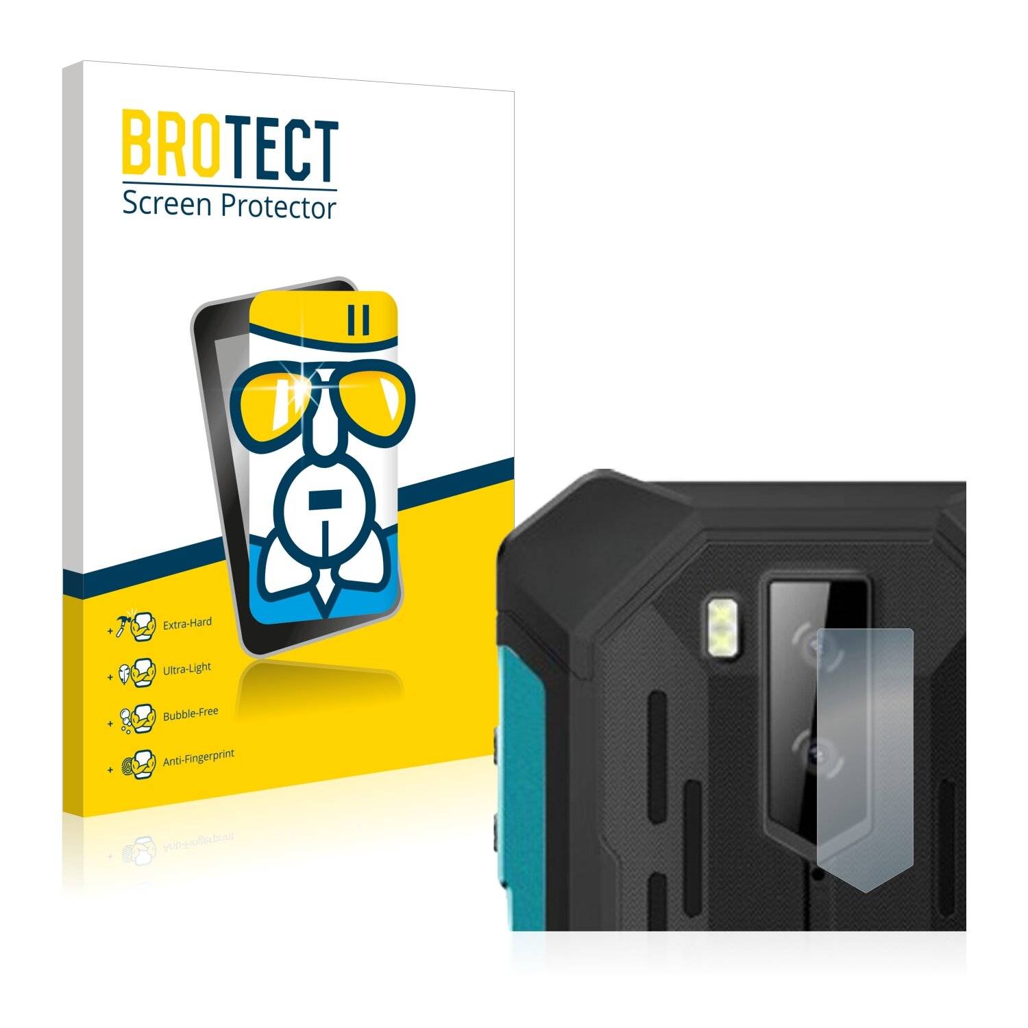 BROTECT AirGlass Schutzglas Folie für Ulefone Armor X9 (NUR