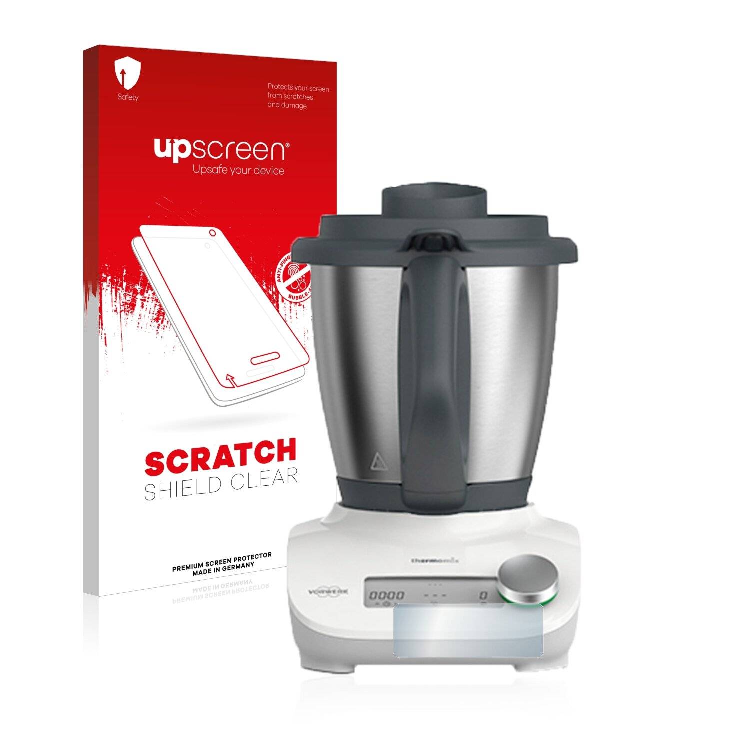 upscreen Scratch Shield Clear Premium Displayschutzfolie für Vorwerk Thermomix