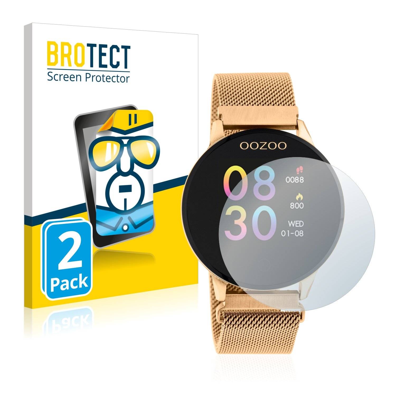 2x BROTECT HD-Clear Displayschutzfolie für Oozoo