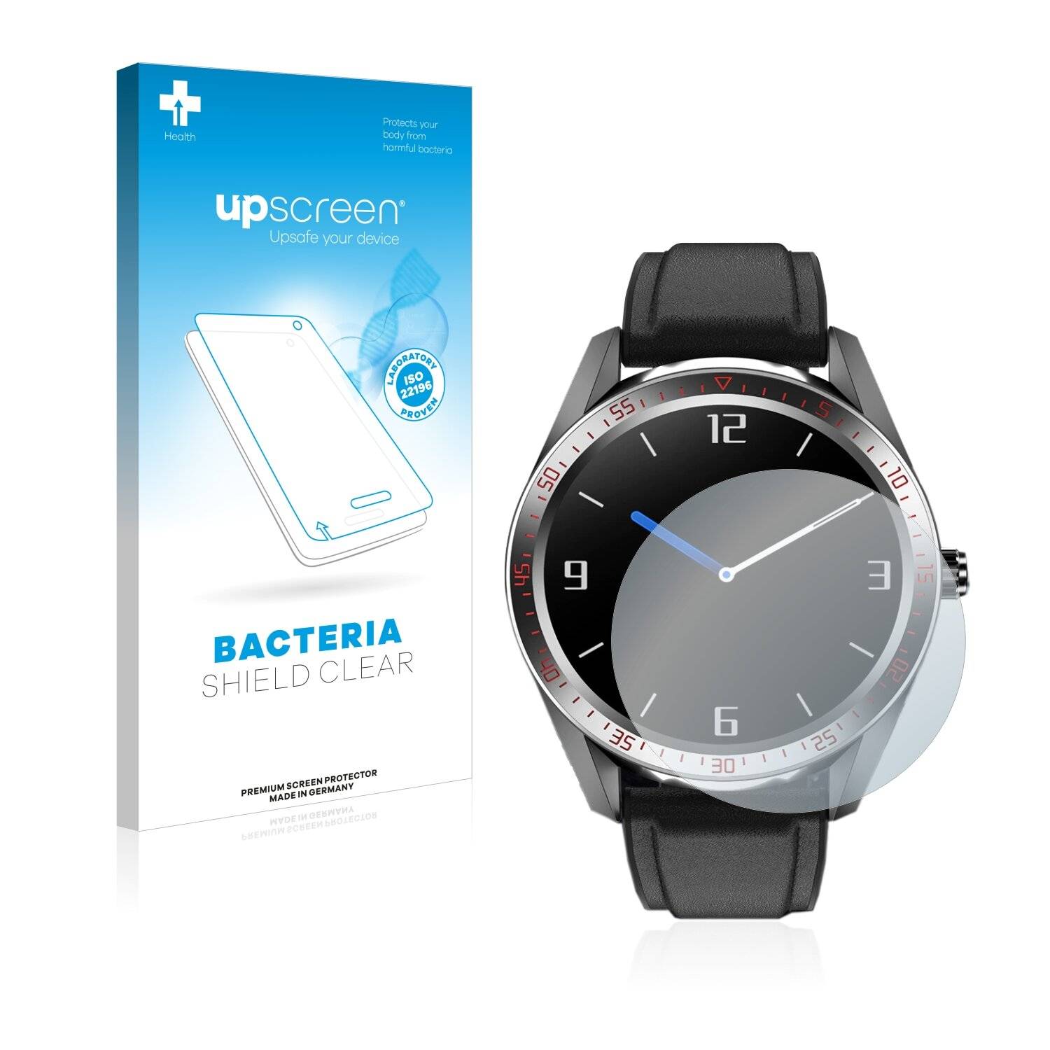 upscreen Bacteria Shield Clear Premium Antibakterielle Displayschutzfolie für Epopoos Amoled