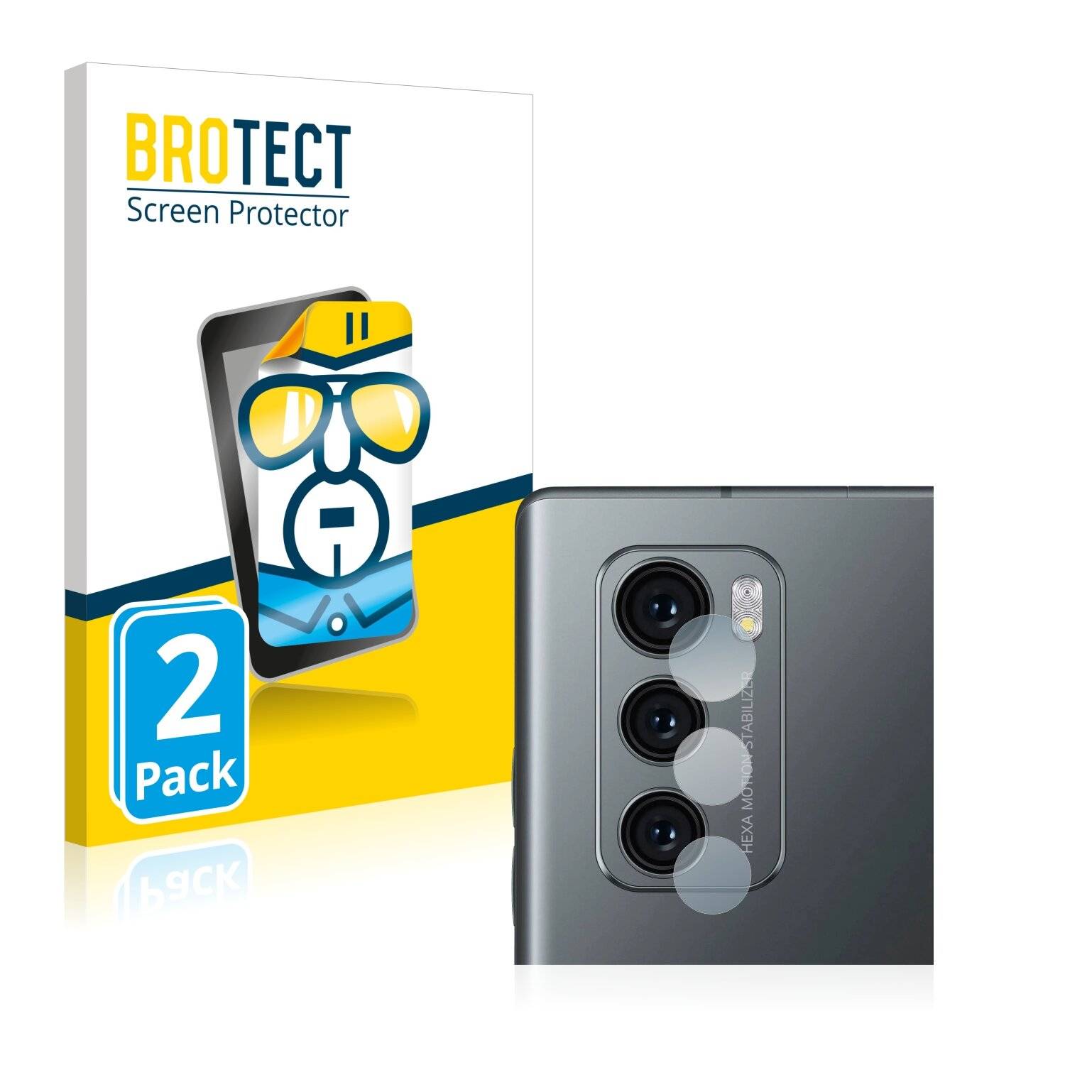 2x BROTECT HD-Clear Displayschutzfolie für LG Wing (NUR