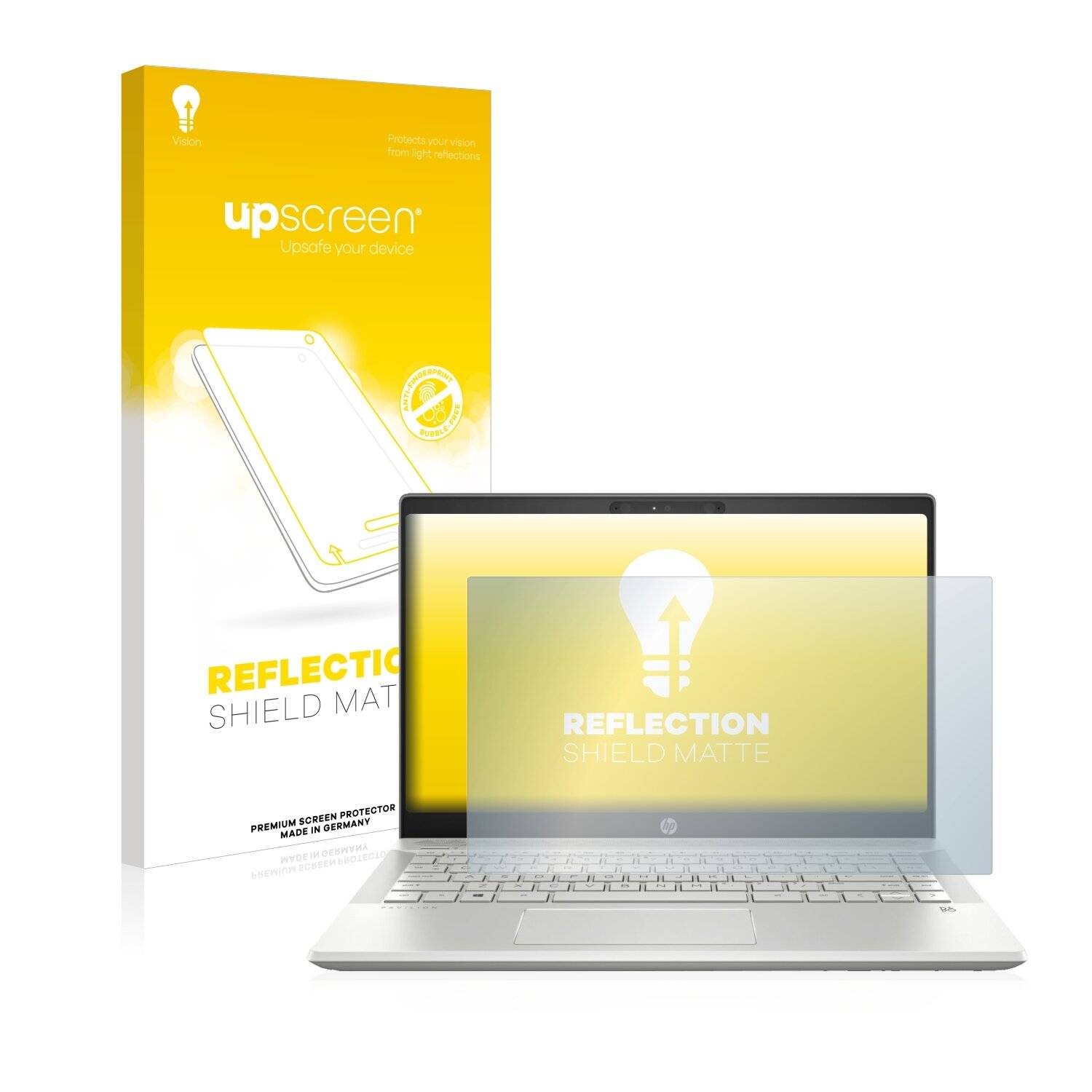 upscreen Reflection Shield Matte Premium Displayschutzfolie für HP Pavilion