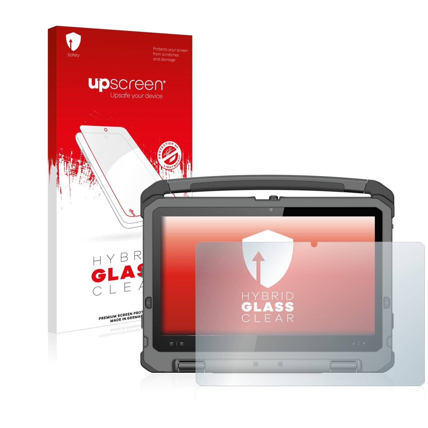upscreen Hybrid Glass Clear Premium Schutzglas Folie für DT Research