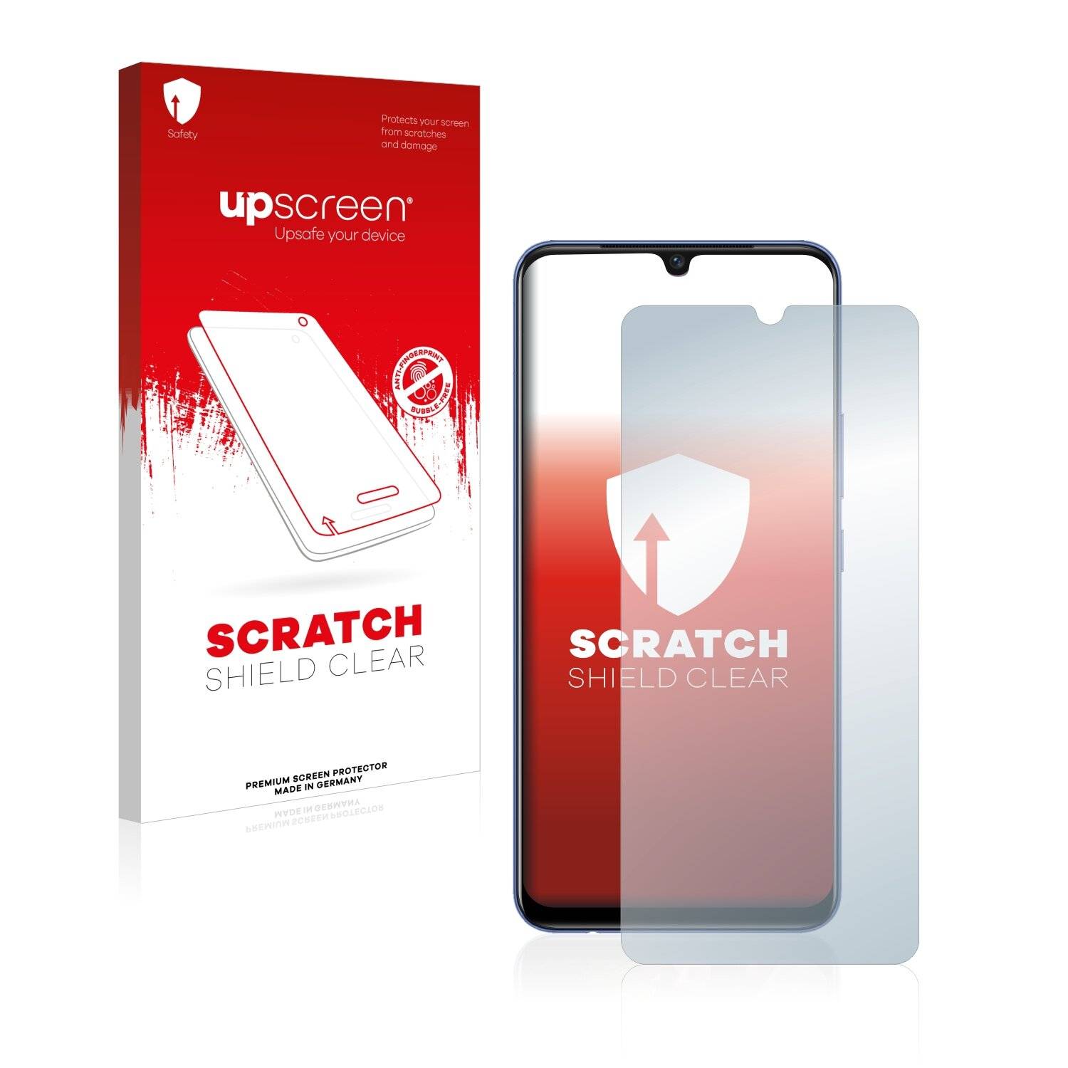 upscreen Scratch Shield Clear Premium Displayschutzfolie für Vivo V21e