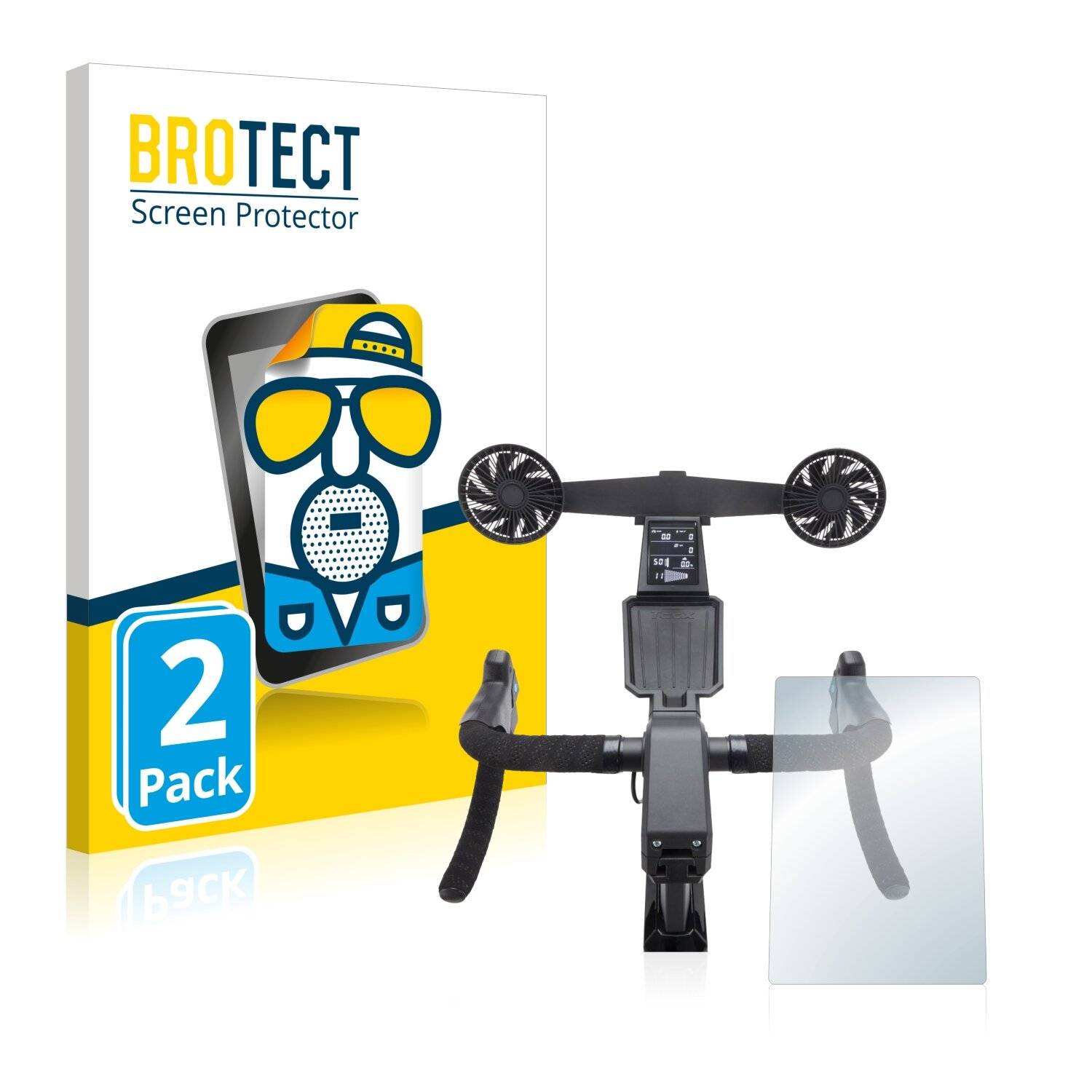 2x BROTECT Matte Displayschutzfolie für Tacx Neo Bike Smart - Entspiegelt,