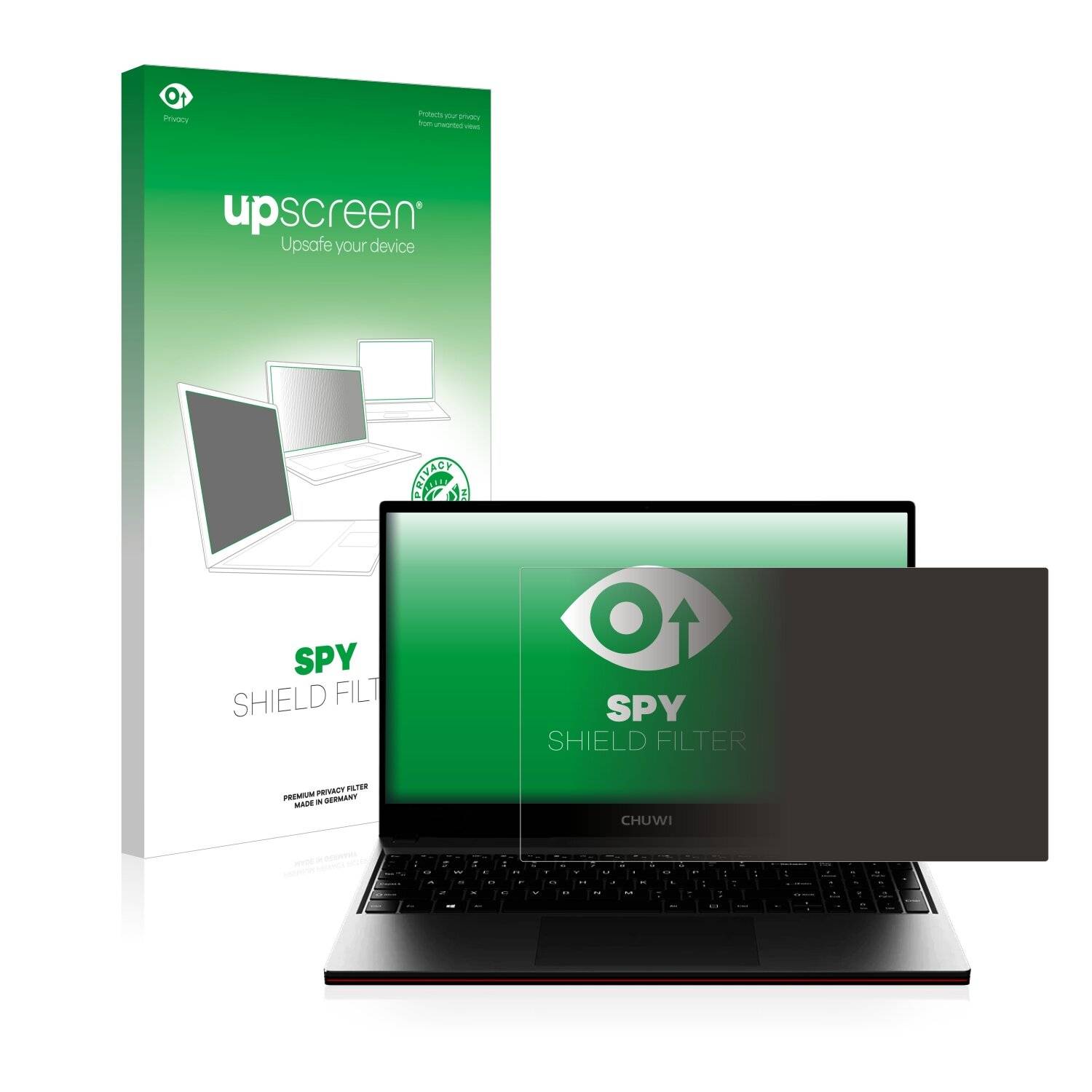 upscreen Spy Shield Filter Premium Blickschutzfilter für Chuwi CoreBook