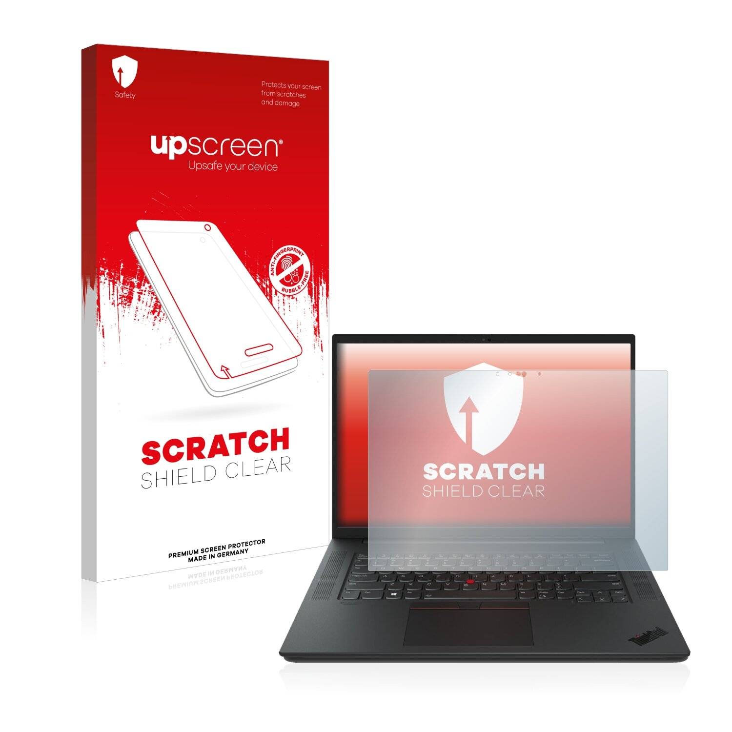 upscreen Scratch Shield Clear Premium Displayschutzfolie für Lenovo ThinkPad P1 Gen