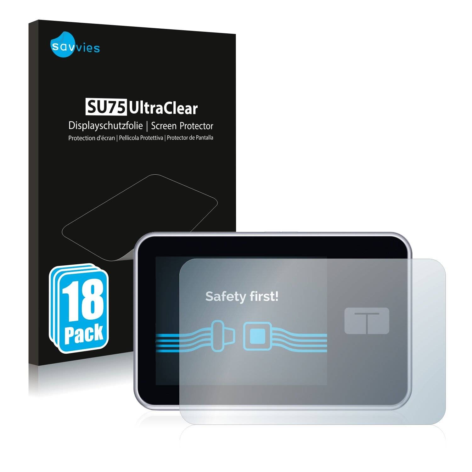 18x Savvies SU75 Displayschutzfolie für Tandem Diabetes Care t:slim X2 Insulin