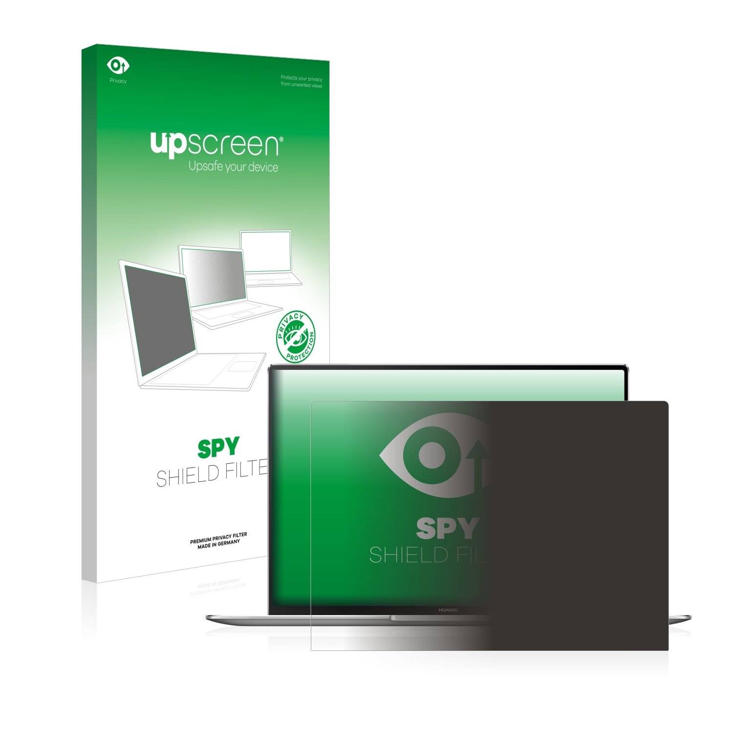 upscreen Spy Shield Filter Premium Blickschutzfilter für Huawei MateBook X Pro