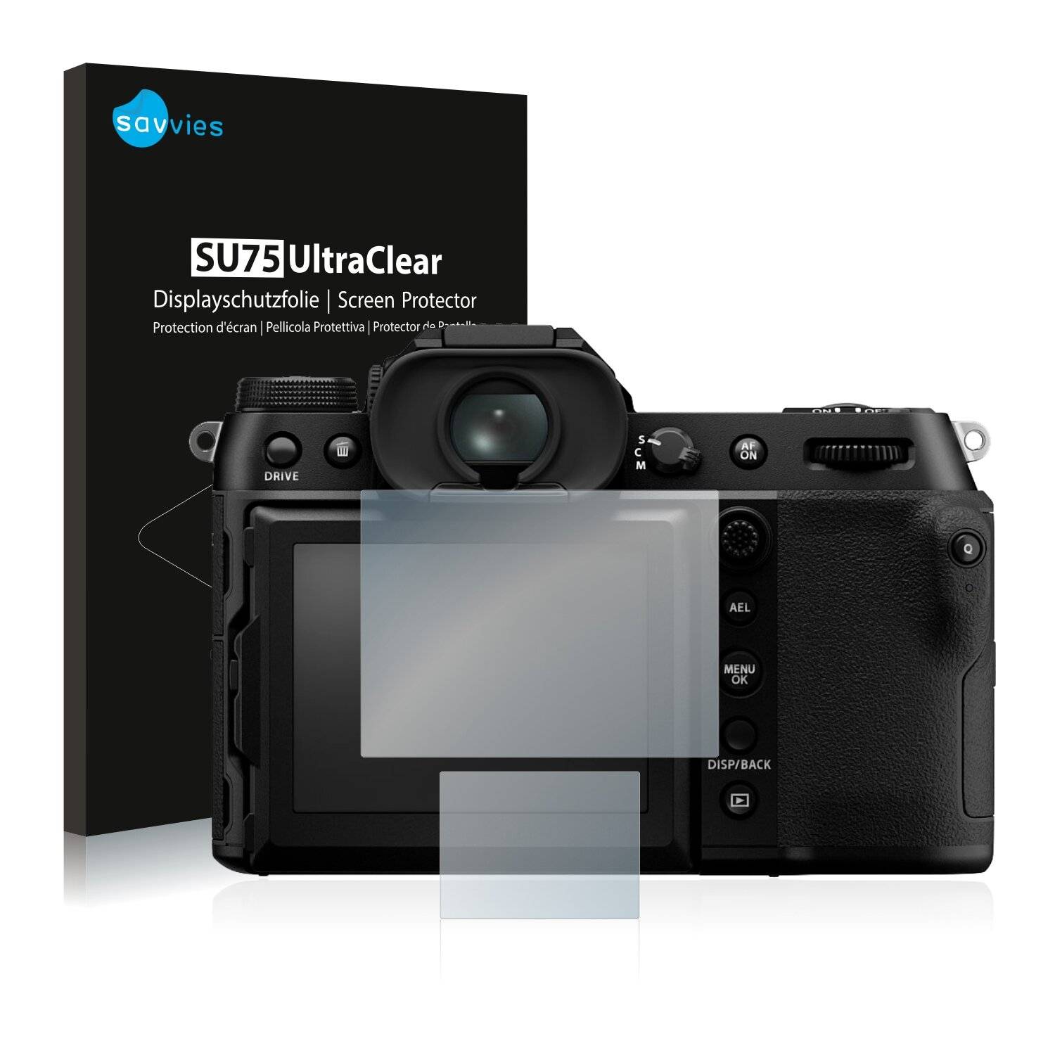 18x Savvies SU75 Displayschutzfolie für Fujifilm