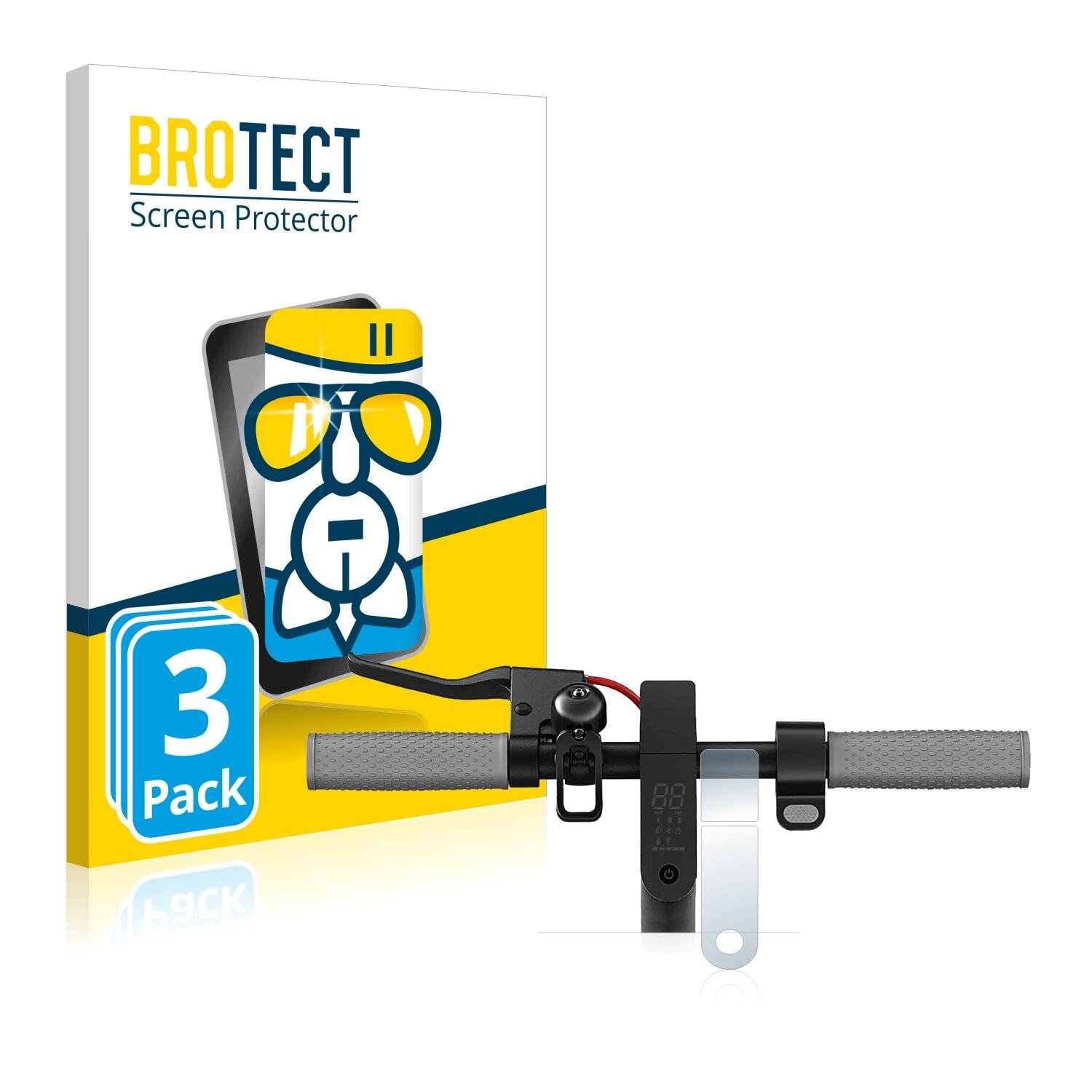 3x BROTECT AirGlass Schutzglas Folie für Xiaomi Mi