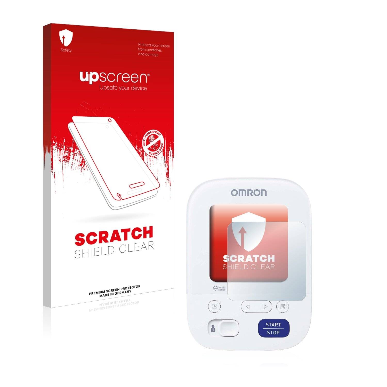 upscreen Scratch Shield Clear Premium Displayschutzfolie für Omron