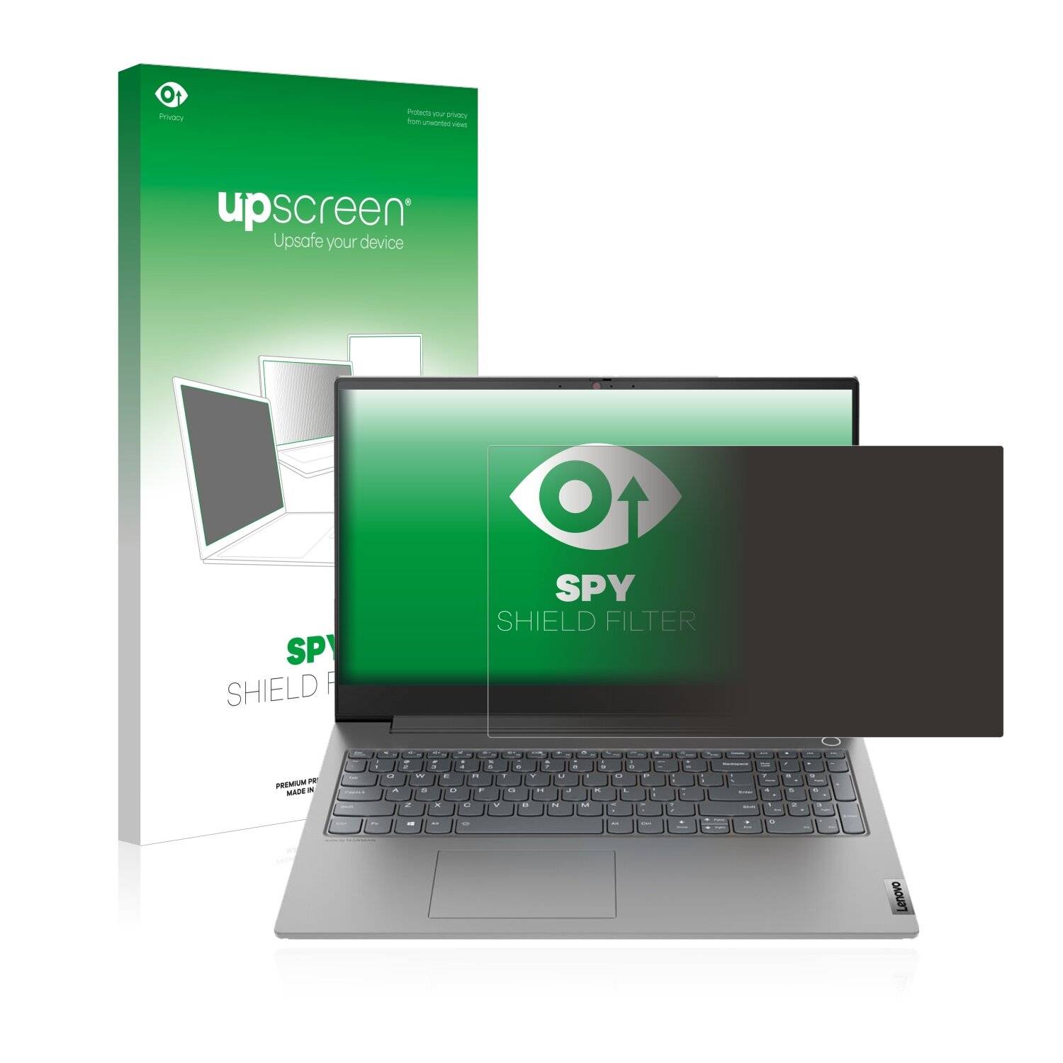 upscreen Spy Shield Filter Premium Blickschutzfilter für Lenovo ThinBook