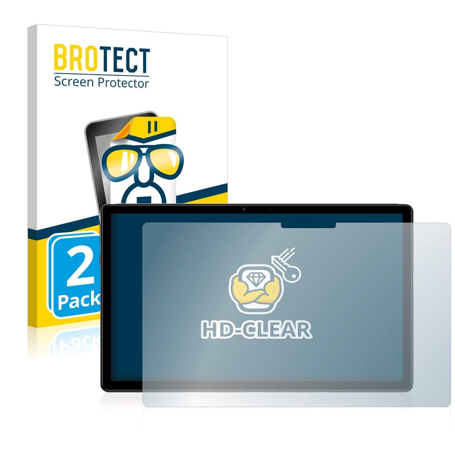 2x BROTECT HD-Clear Displayschutzfolie für Chuwi Hi10