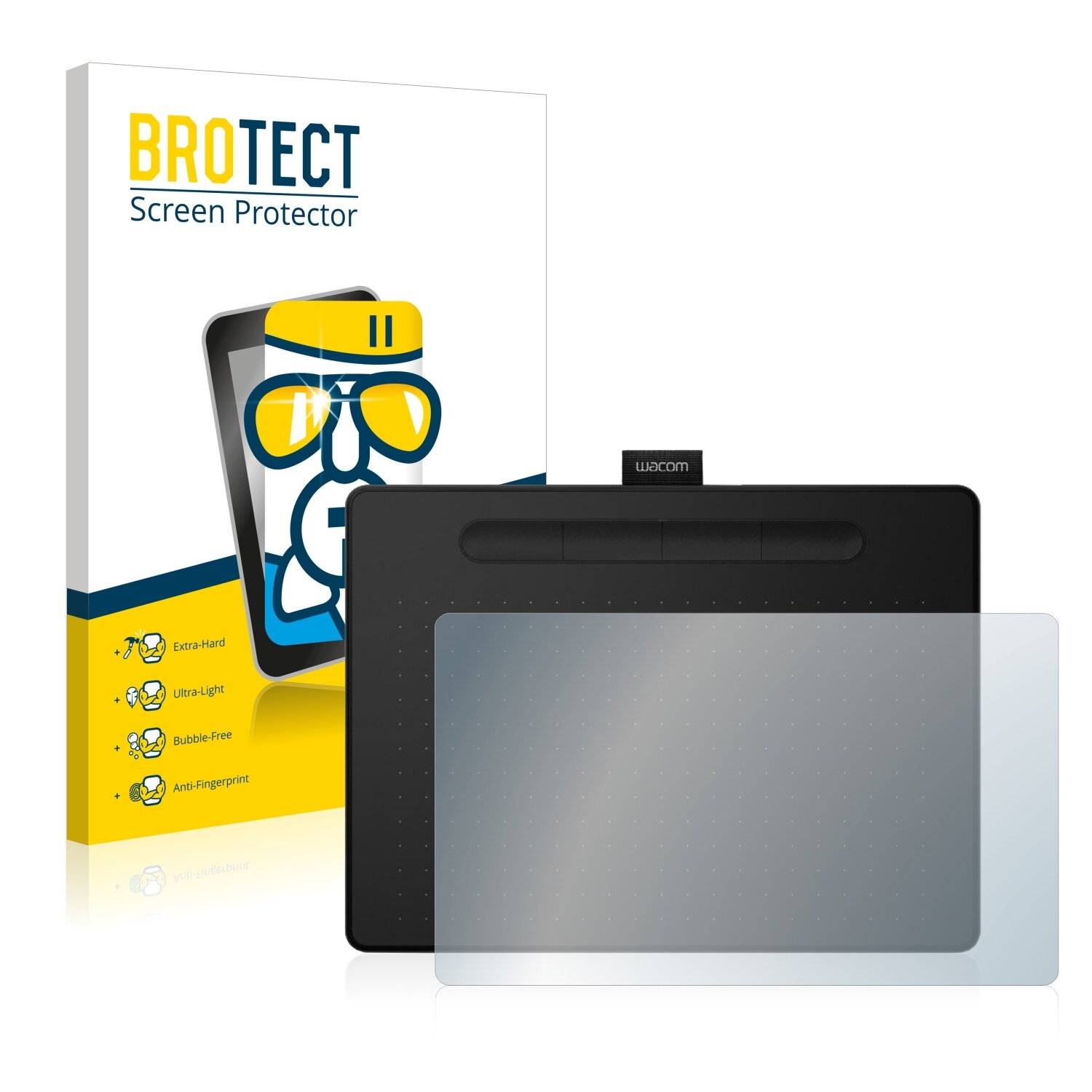 BROTECT AirGlass Schutzglas Folie für Wacom Intuos PT