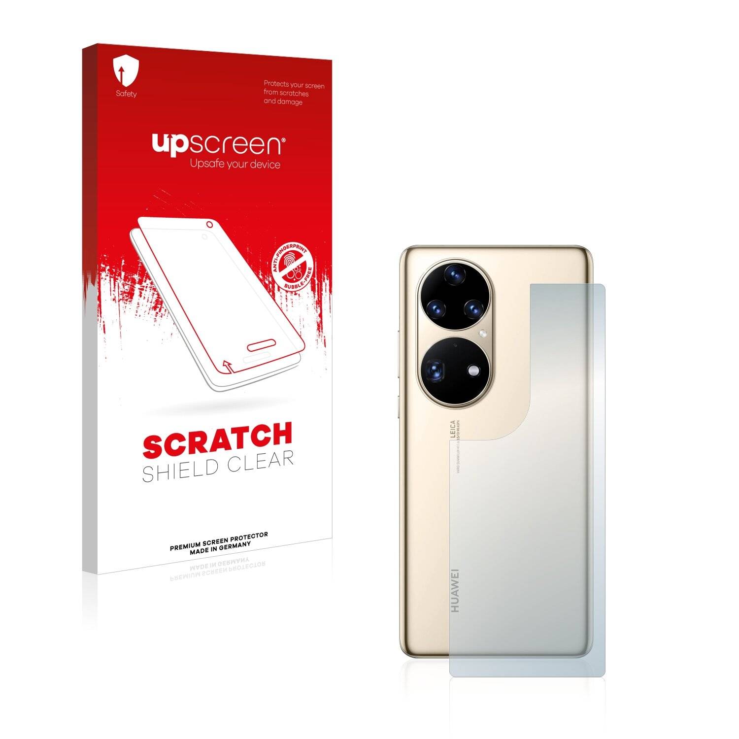 upscreen Scratch Shield Clear Premium Displayschutzfolie für Huawei P50 Pro