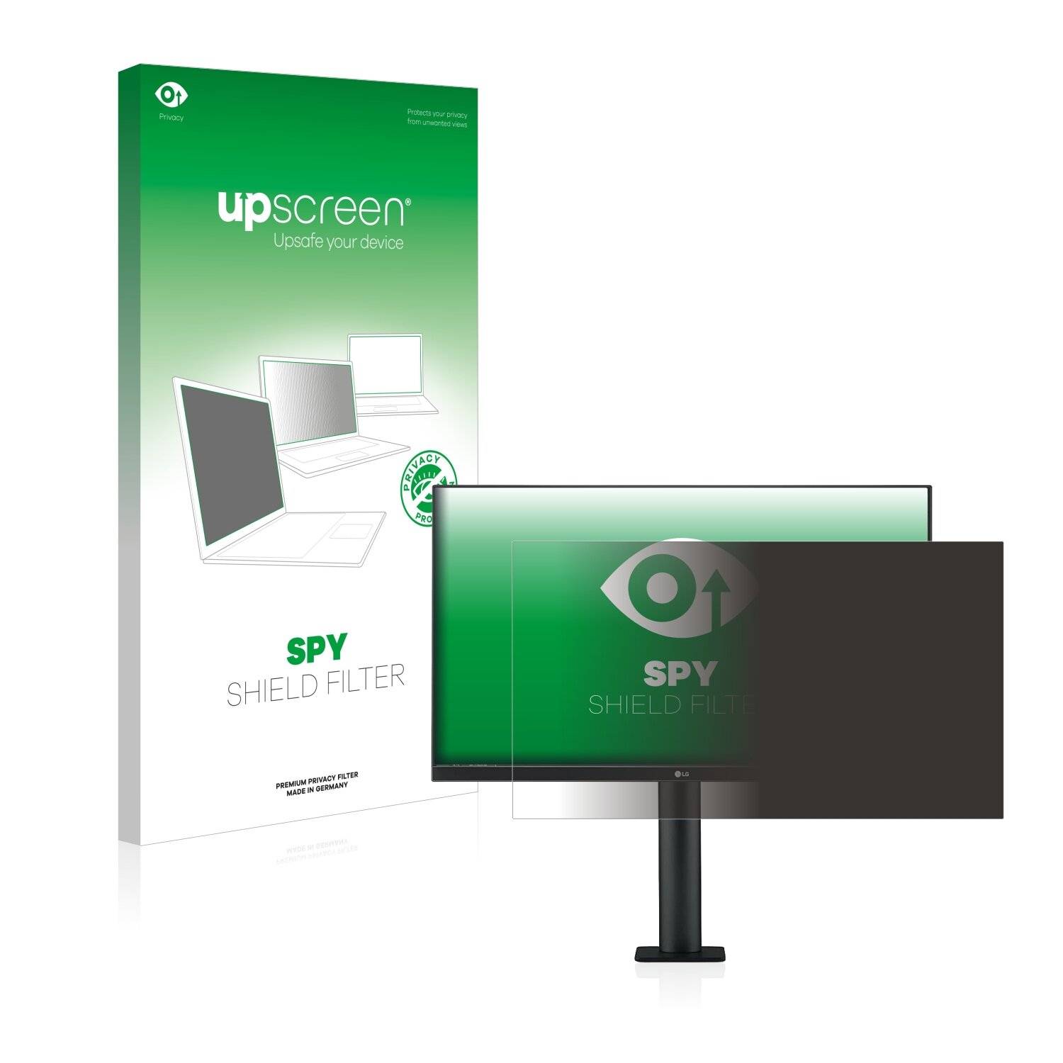 upscreen Spy Shield Filter Premium Blickschutzfilter für LG UltraFine