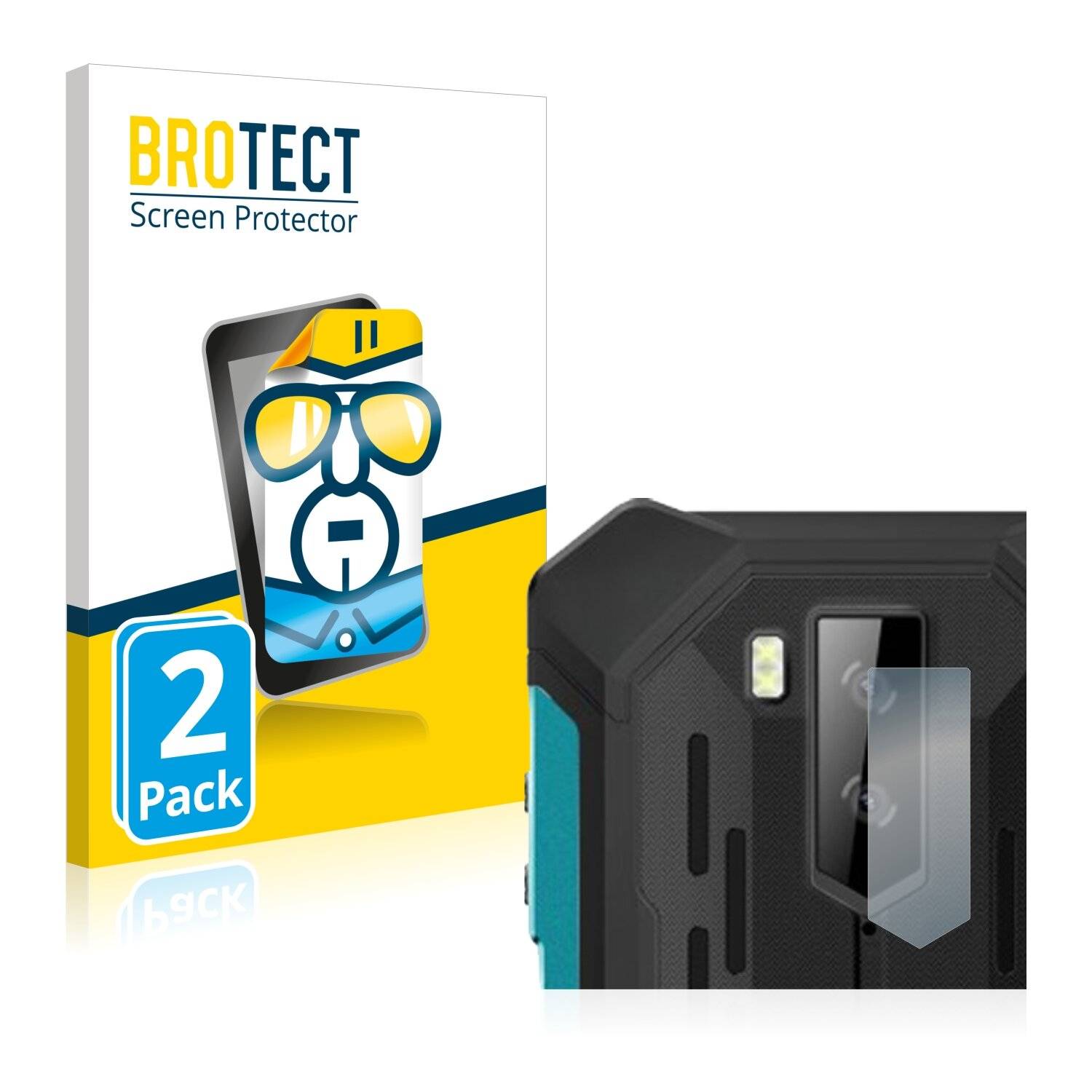 2x BROTECT HD-Clear Displayschutzfolie für Ulefone Armor X9 (NUR