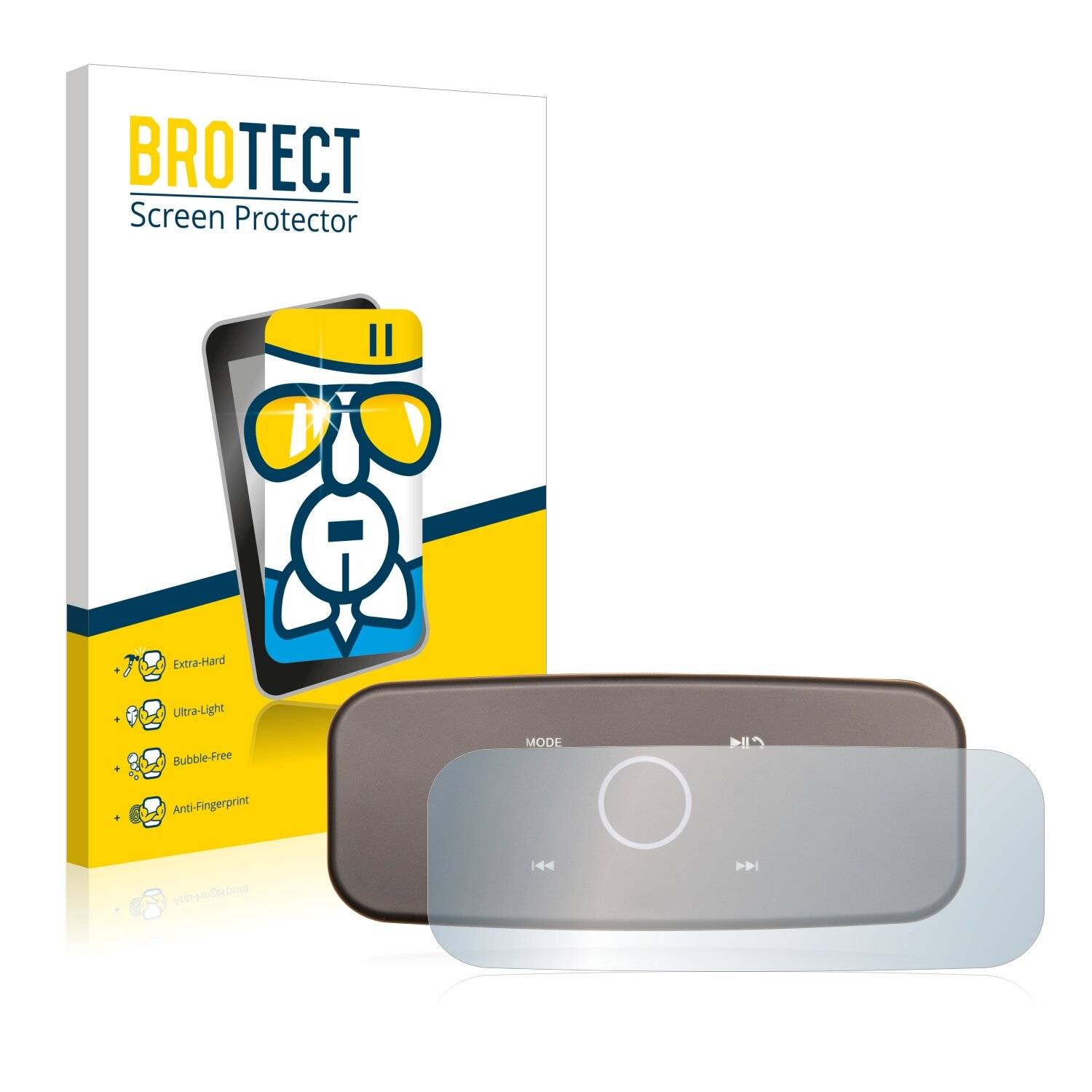 BROTECT AirGlass Schutzglas Folie für Doss SoundBox