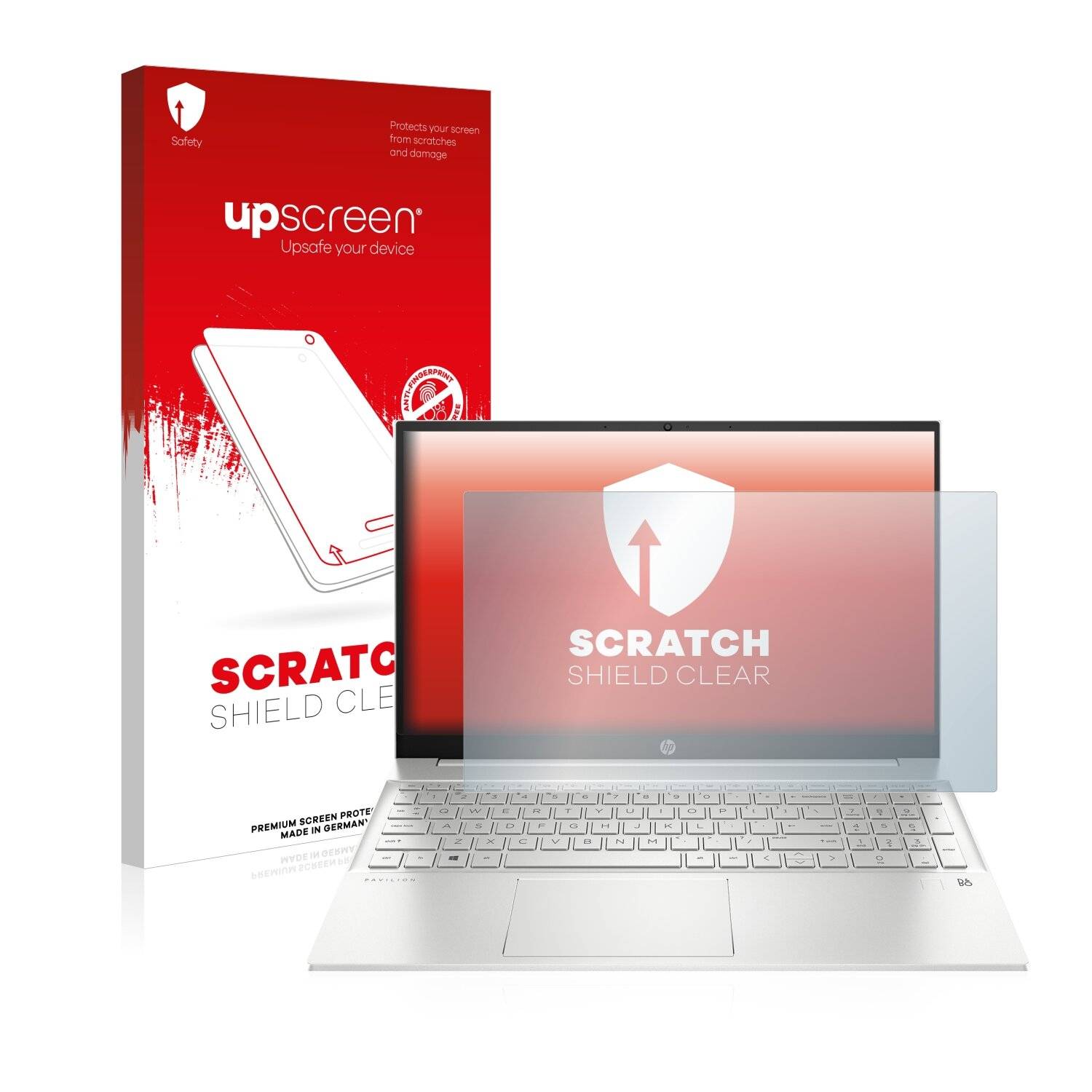 upscreen Scratch Shield Clear Premium Displayschutzfolie für HP Pavilion