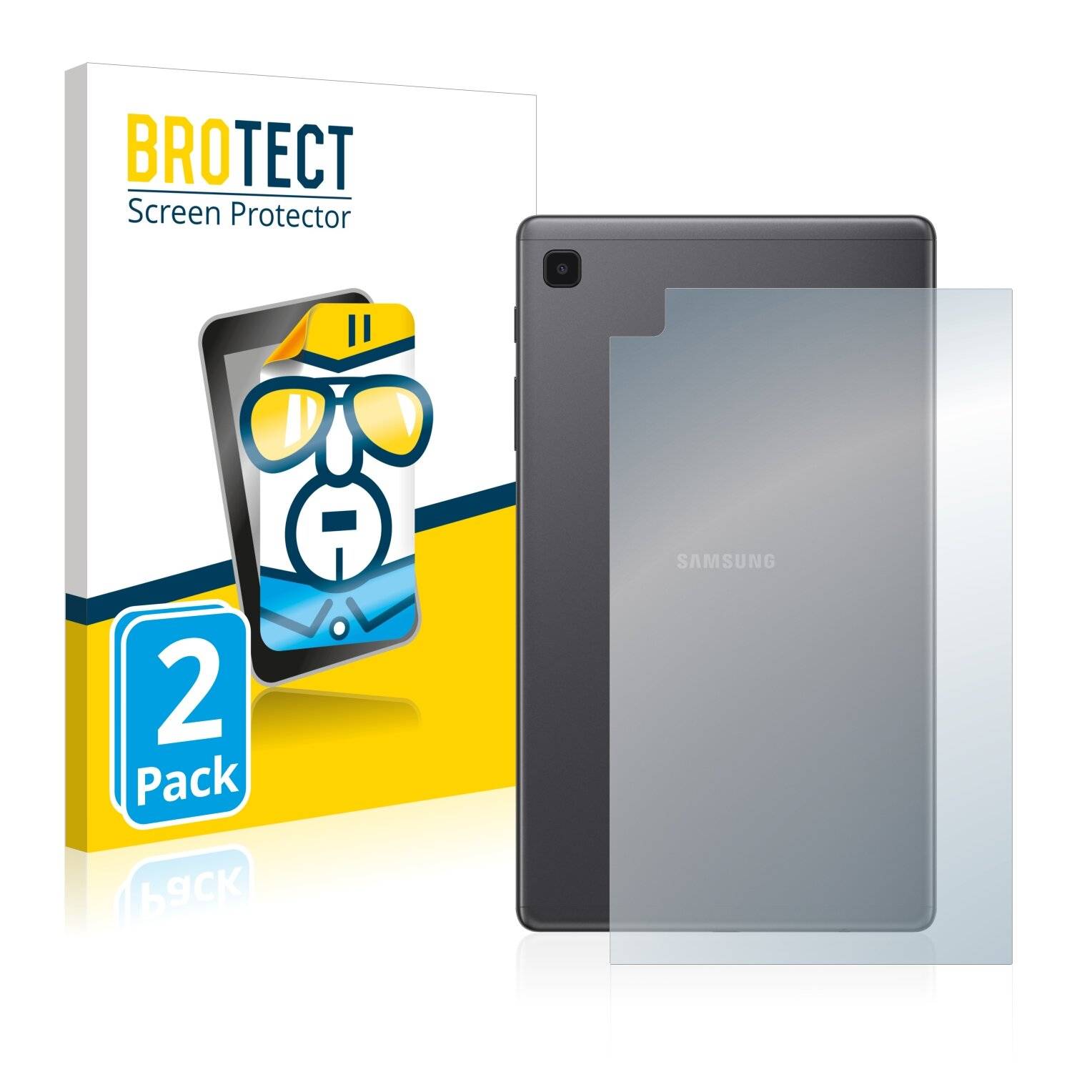 2x BROTECT HD-Clear Displayschutzfolie für Samsung Galaxy Tab A7 Lite LTE 2021