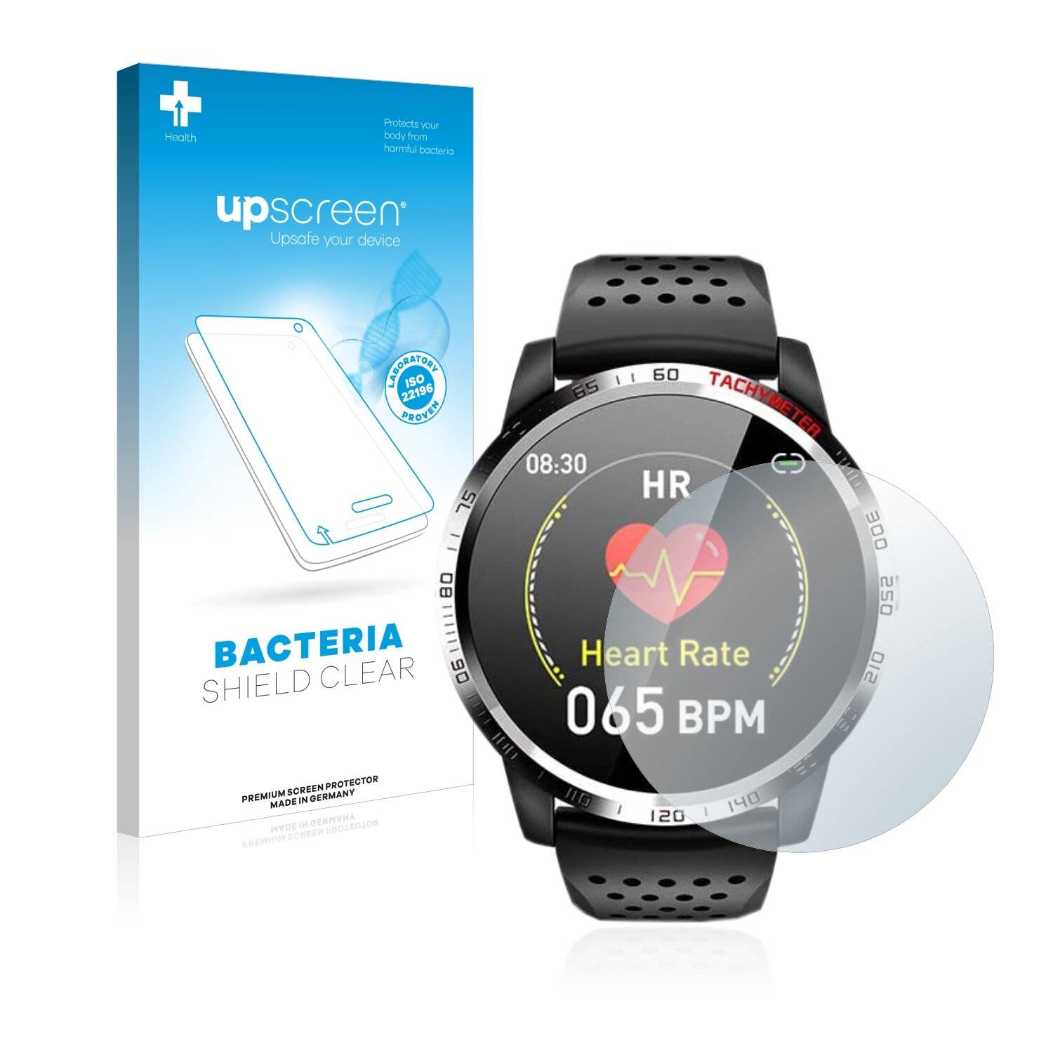 upscreen Bacteria Shield Clear Premium Antibakterielle Displayschutzfolie für NiceFuse