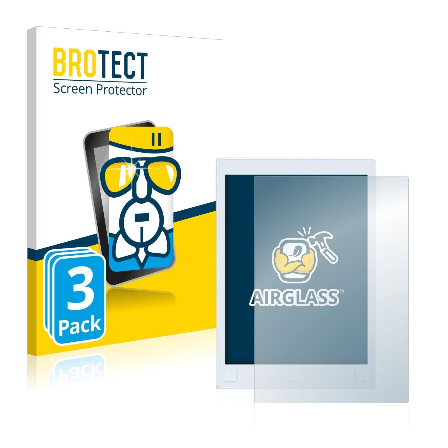 3x BROTECT AirGlass Schutzglas Folie für reMarkable