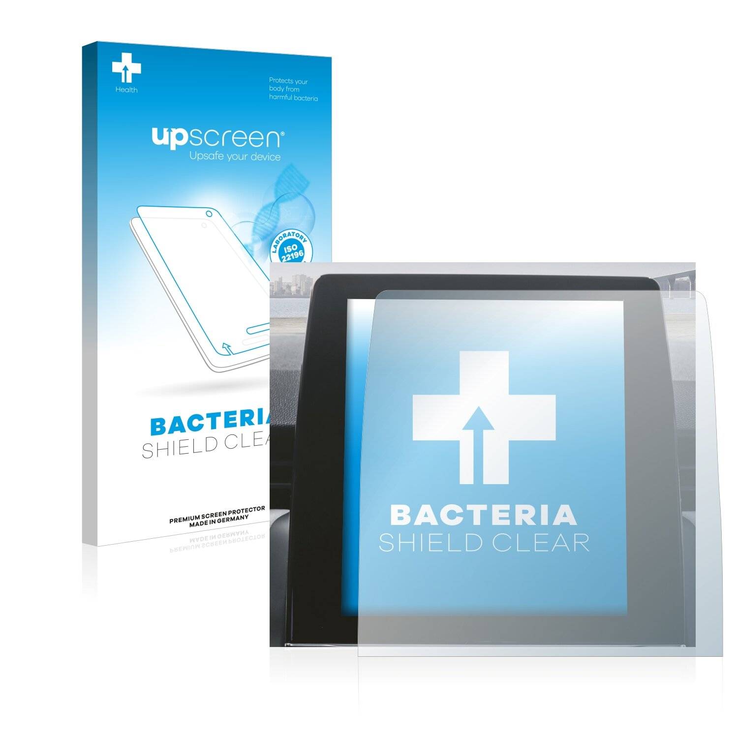 upscreen Bacteria Shield Clear Premium Antibakterielle Displayschutzfolie für Renault Zoe