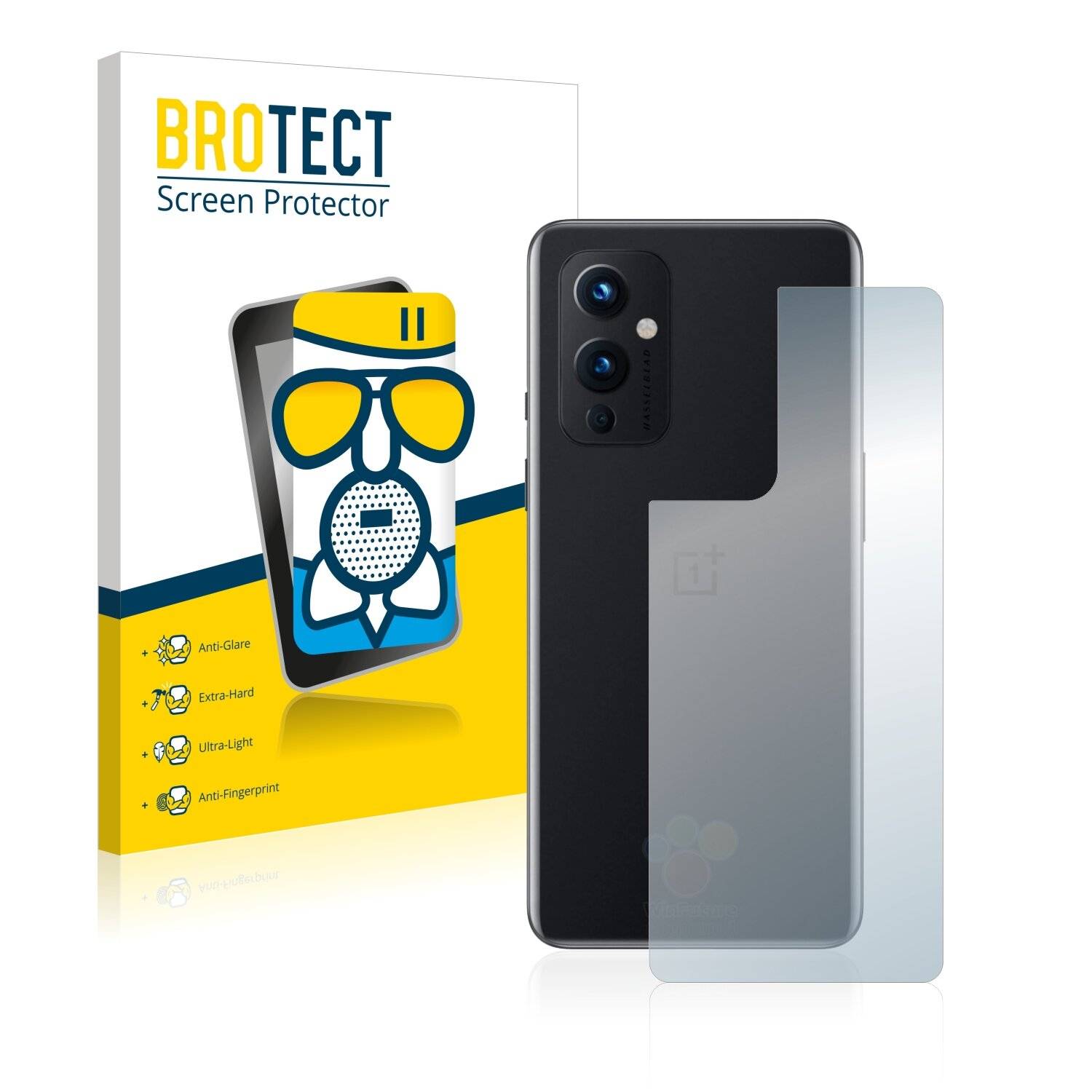 BROTECT AirGlass Matte Schutzglas Folie für OnePlus 9