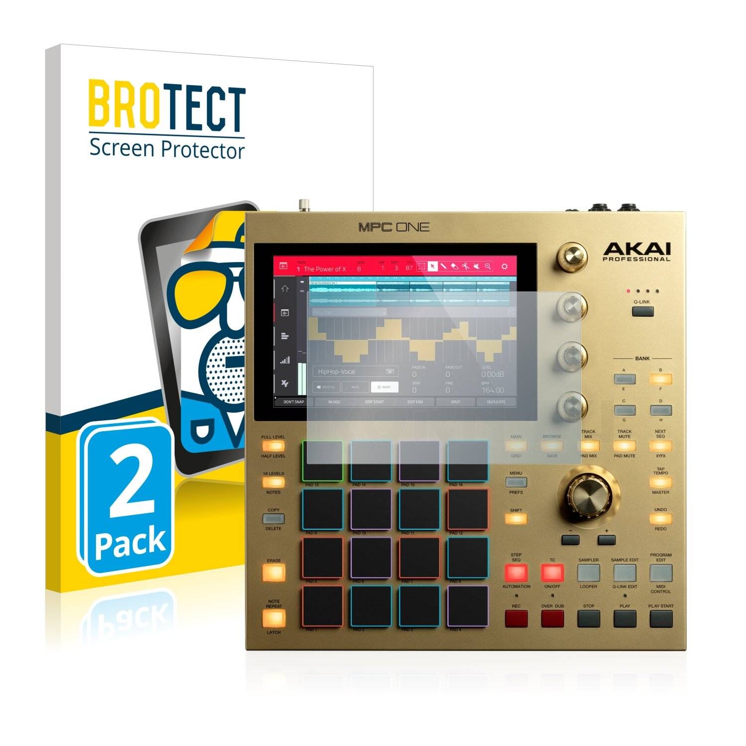 2x BROTECT Matte Displayschutzfolie für Akai MPC One - Entspiegelt,