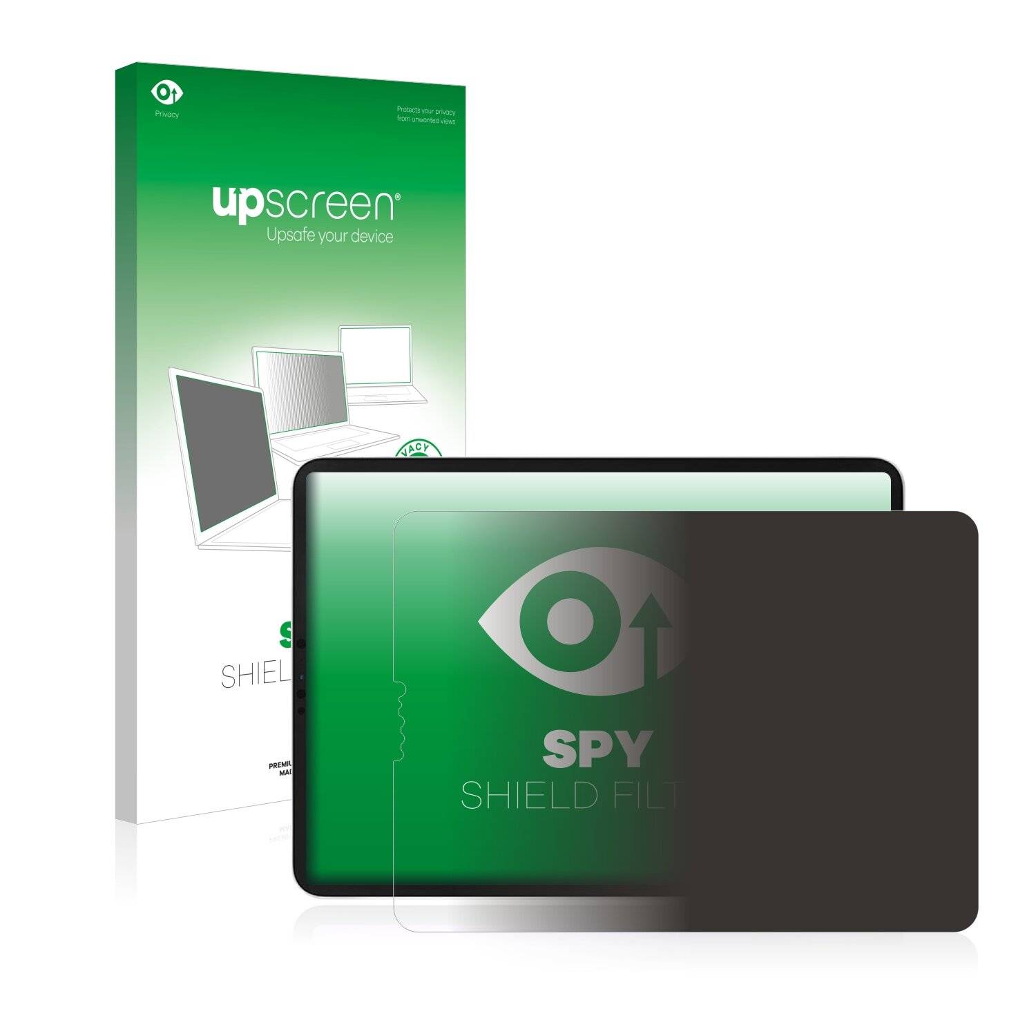 upscreen Spy Shield Filter Premium Blickschutzfilter für Apple iPad Pro WiFi Cellular 11