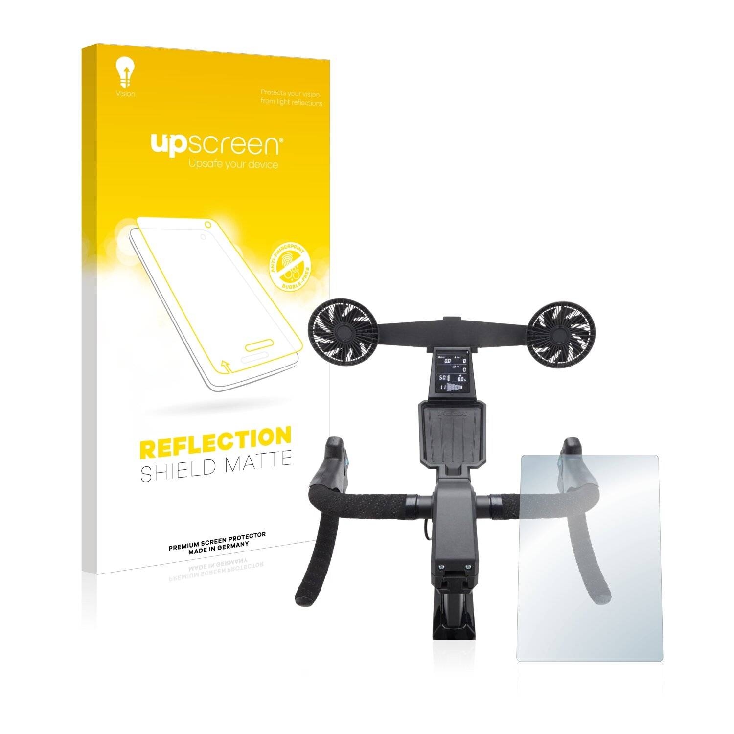 upscreen Reflection Shield Matte Premium Displayschutzfolie für Tacx Neo Bike