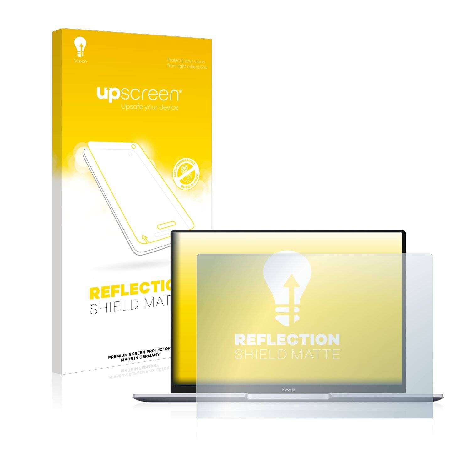 upscreen Reflection Shield Matte Premium Displayschutzfolie für Huawei MateBook 14 2020
