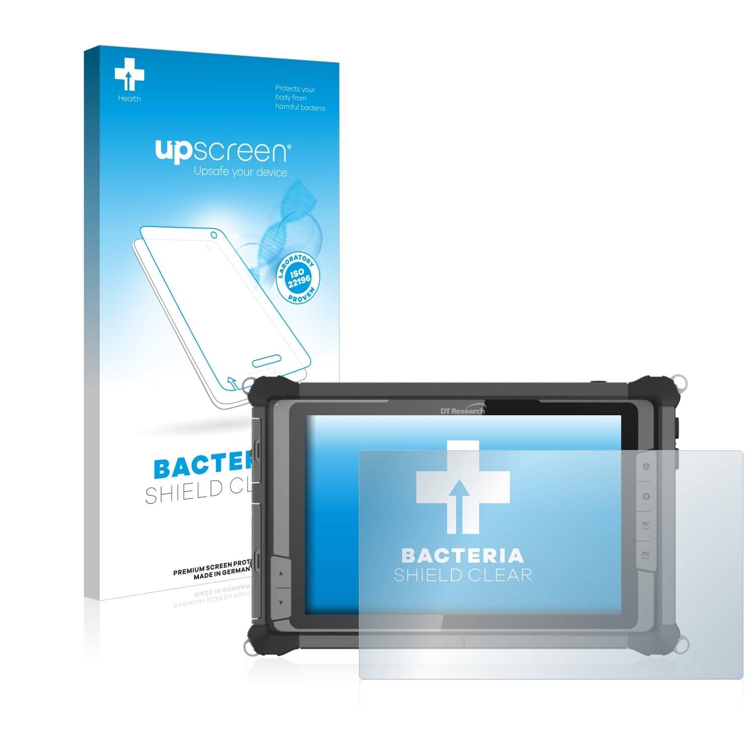 upscreen Bacteria Shield Clear Premium Antibakterielle Displayschutzfolie für DT Research