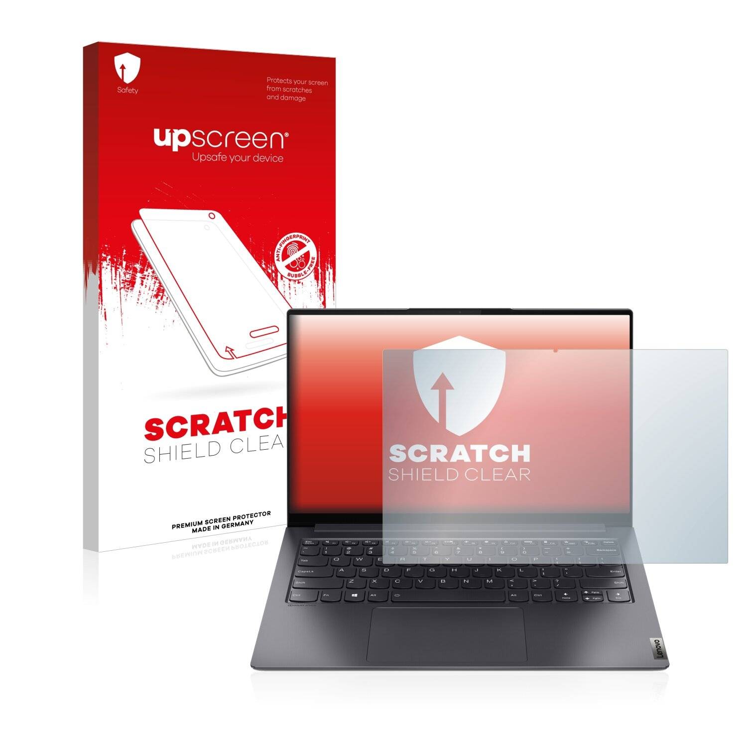 upscreen Scratch Shield Clear Premium Displayschutzfolie für Lenovo Yoga Slim 7 Pro