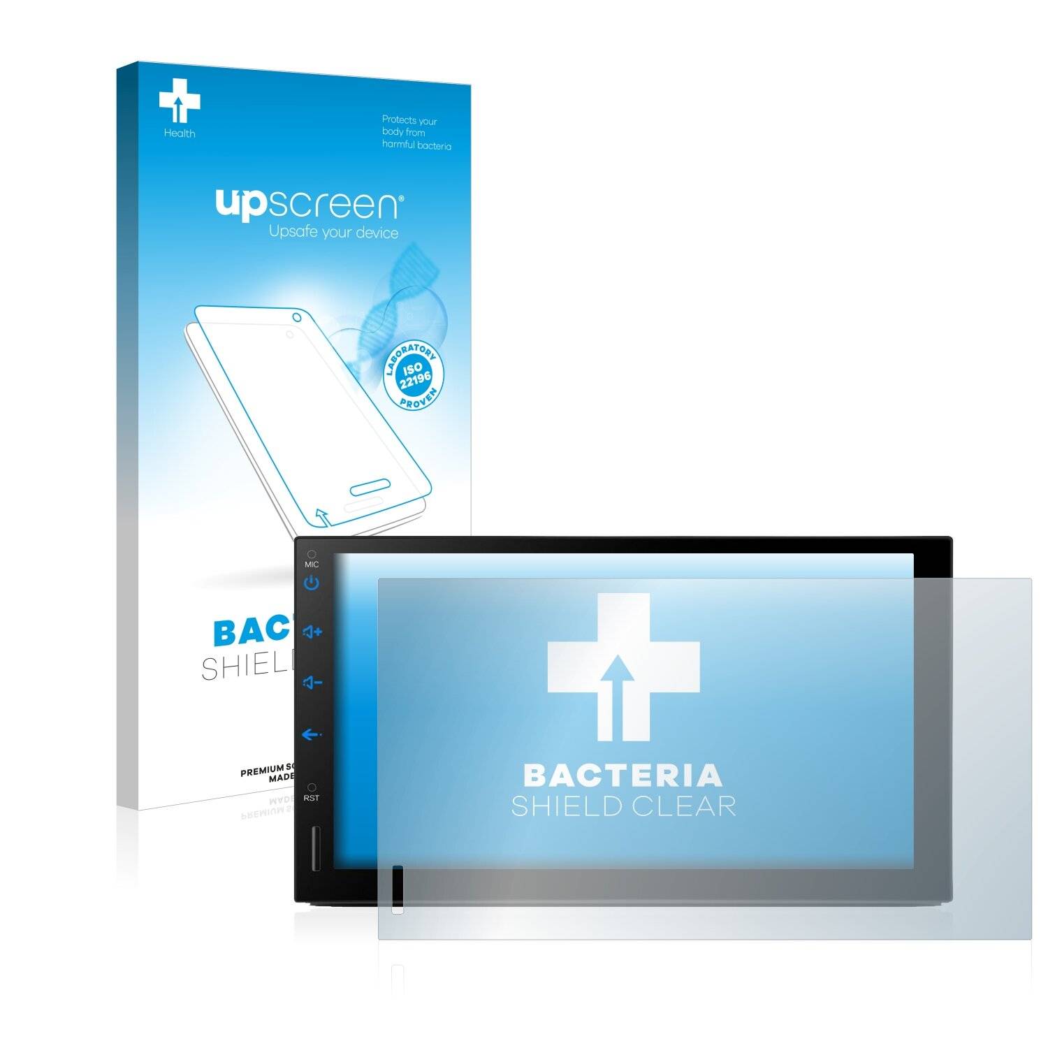 upscreen Bacteria Shield Clear Premium Antibakterielle Displayschutzfolie für XTrons