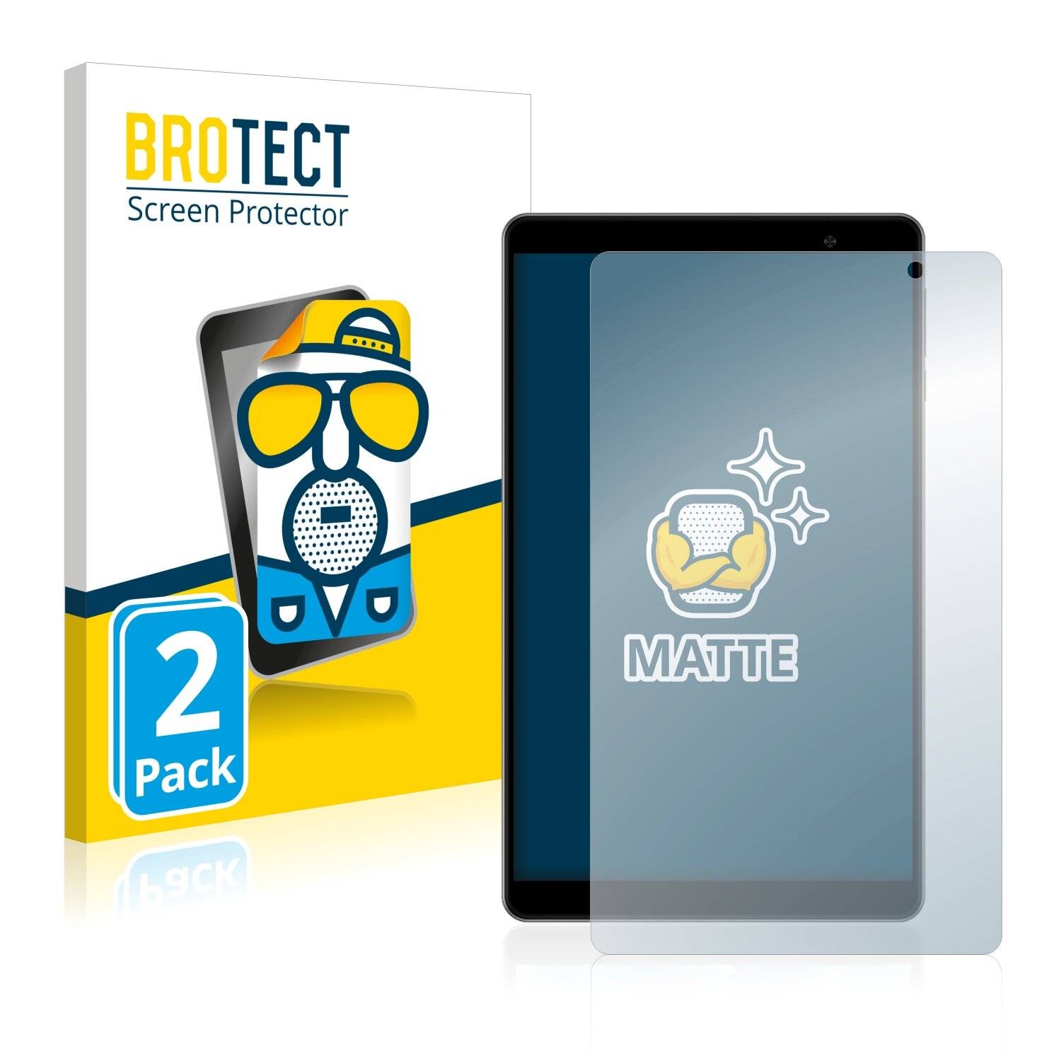 2x BROTECT Matte Displayschutzfolie für Teclast P85 - Entspiegelt,