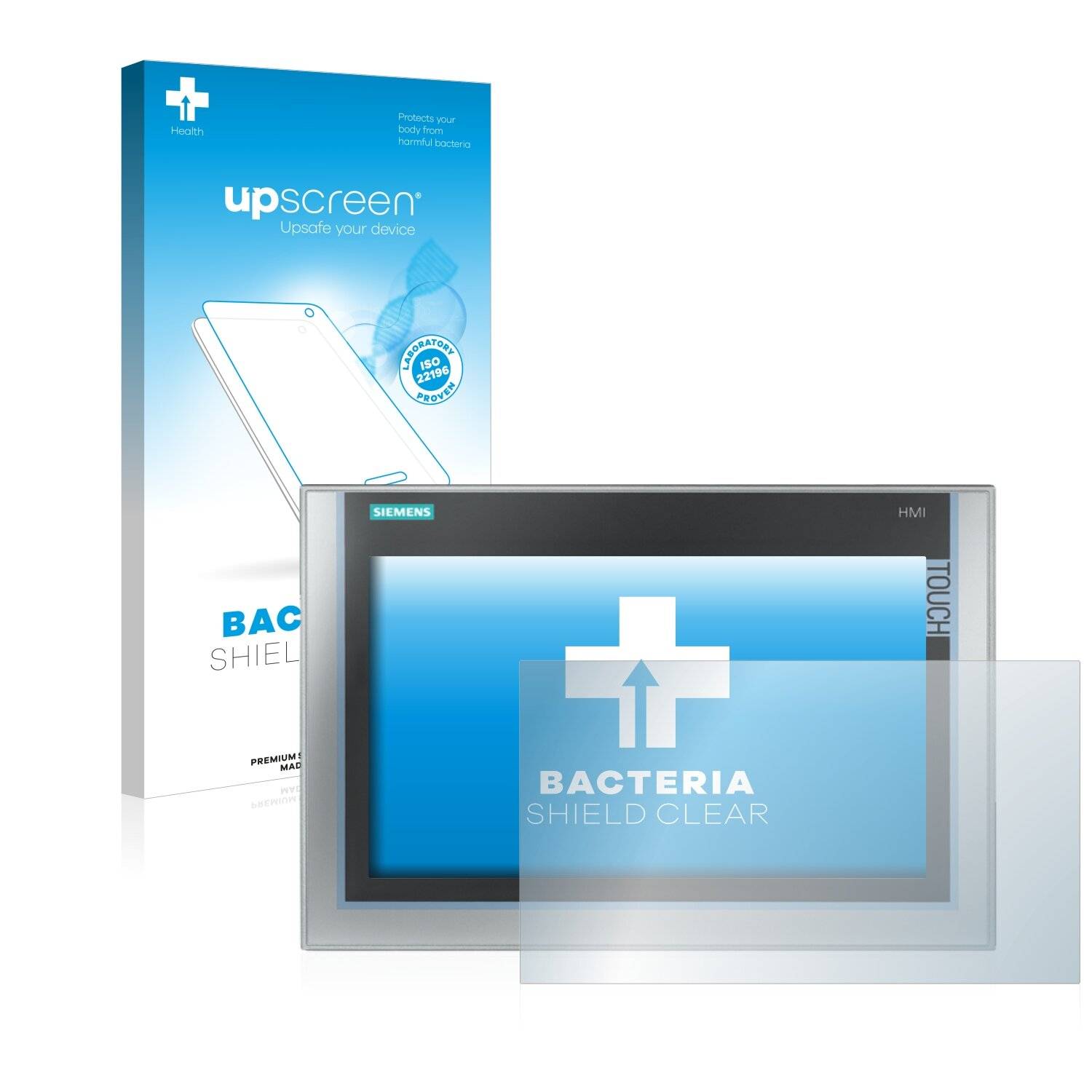 upscreen Bacteria Shield Clear Premium Antibakterielle Displayschutzfolie für Siemens