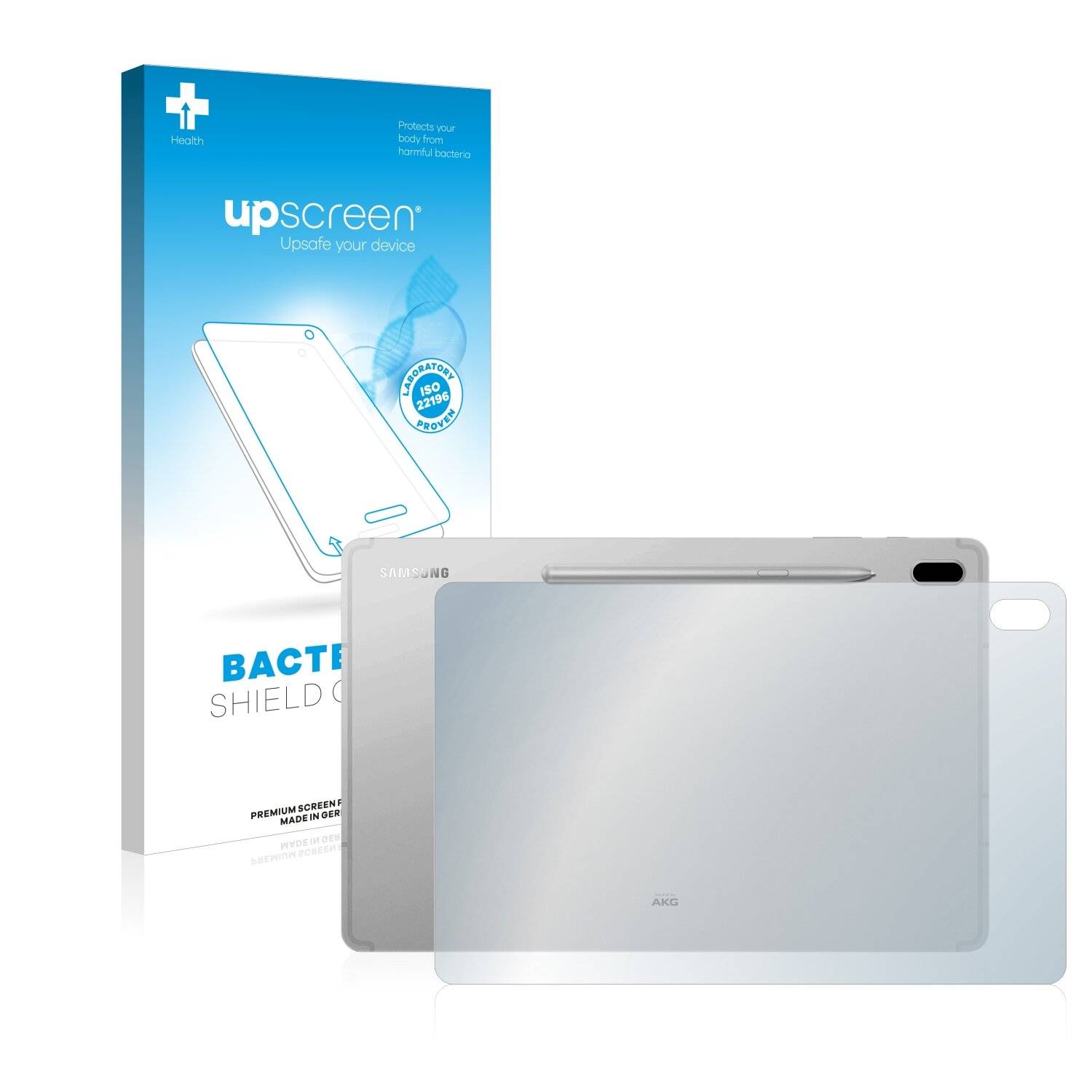 upscreen Bacteria Shield Clear Premium Antibakterielle Displayschutzfolie für Samsung Galaxy