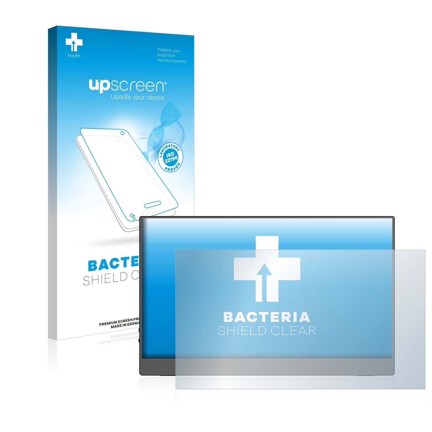 upscreen Bacteria Shield Clear Premium Antibakterielle Displayschutzfolie für Gichat ME16XX