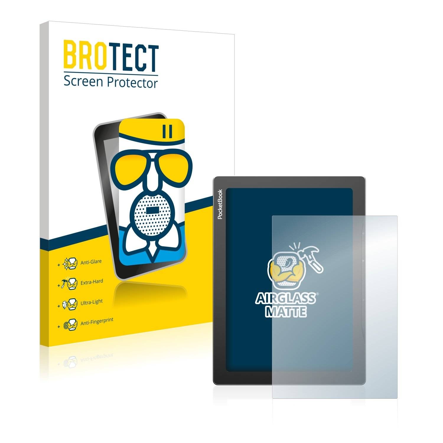 BROTECT AirGlass Matte Schutzglas Folie für PocketBook InkPad