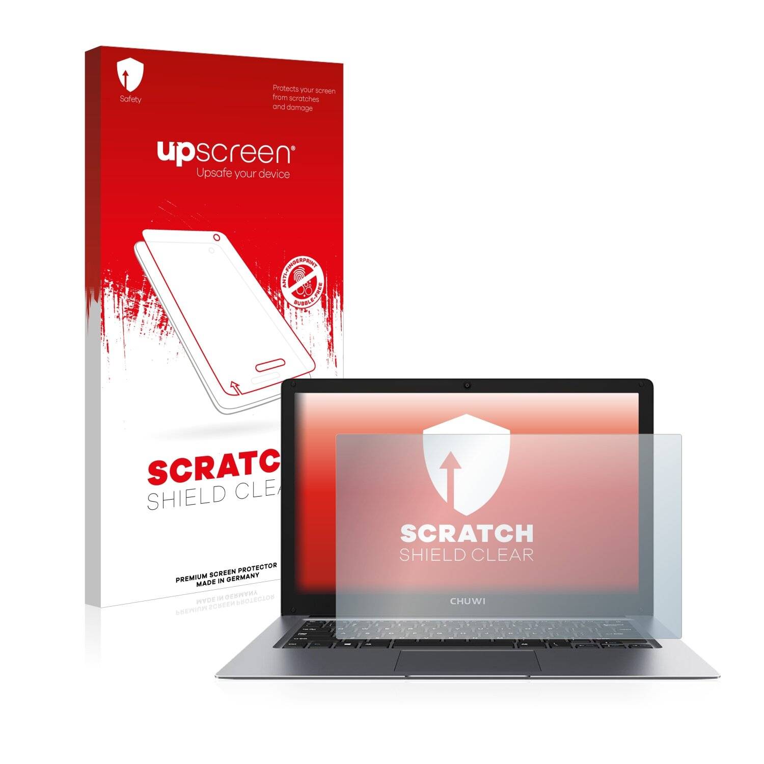 upscreen Scratch Shield Clear Premium Displayschutzfolie für Chuwi HeroBook Pro